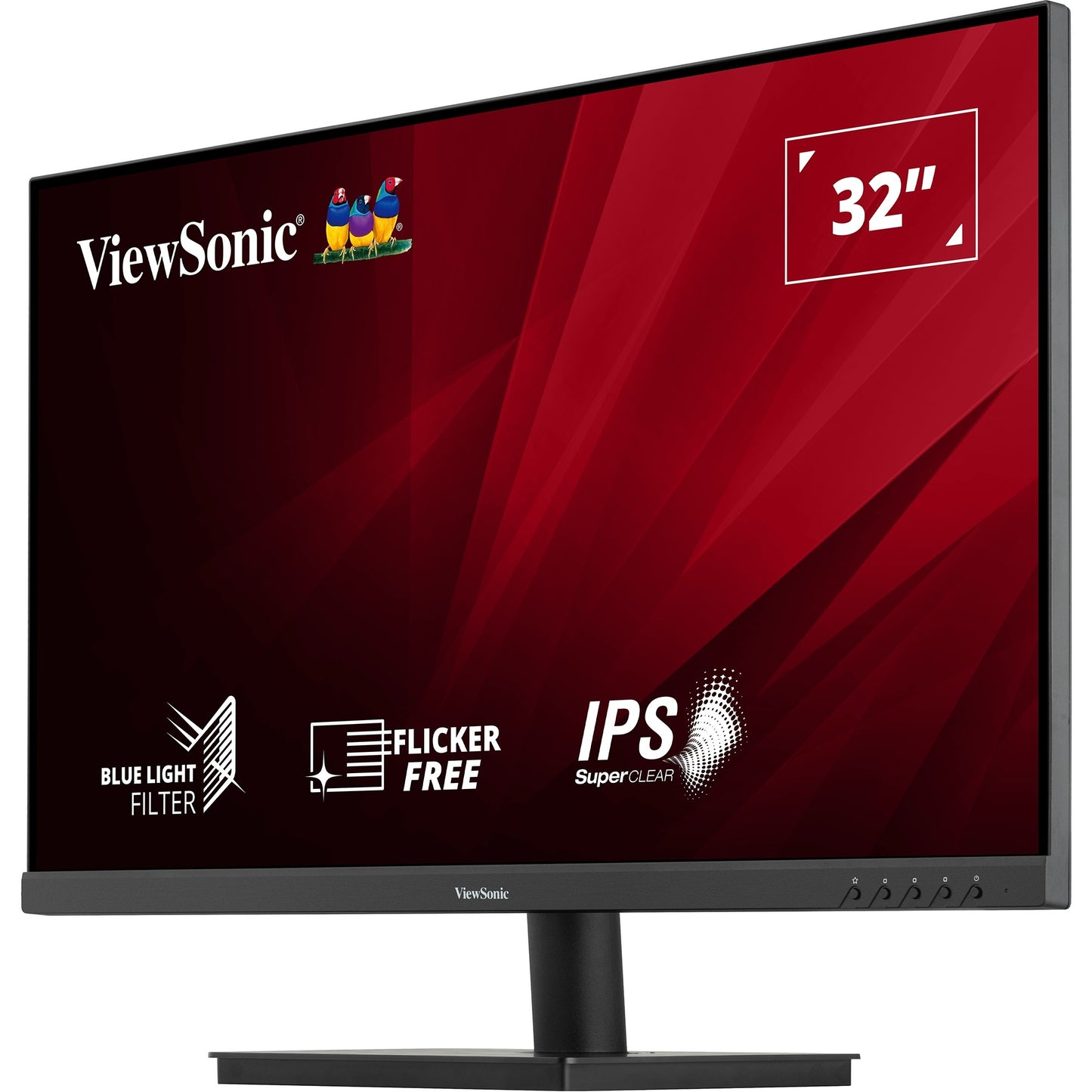 ViewSonic va3209-2k-mhd 31.5 monitor (zwart, 2x hdmi, 1x displayport, sound)