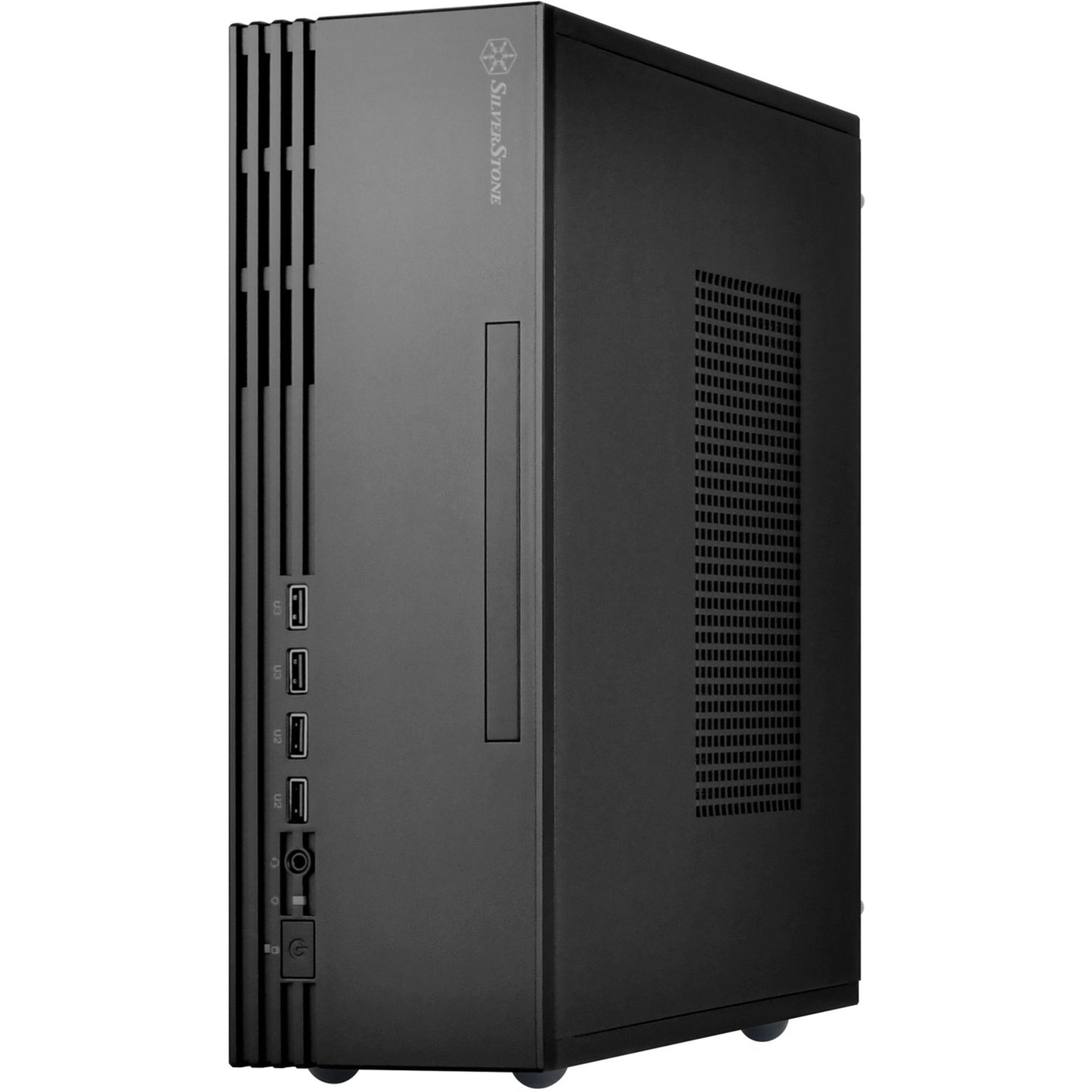 SilverStone sst-ml11b htpc behuizing (zwart | 4x usb-a)