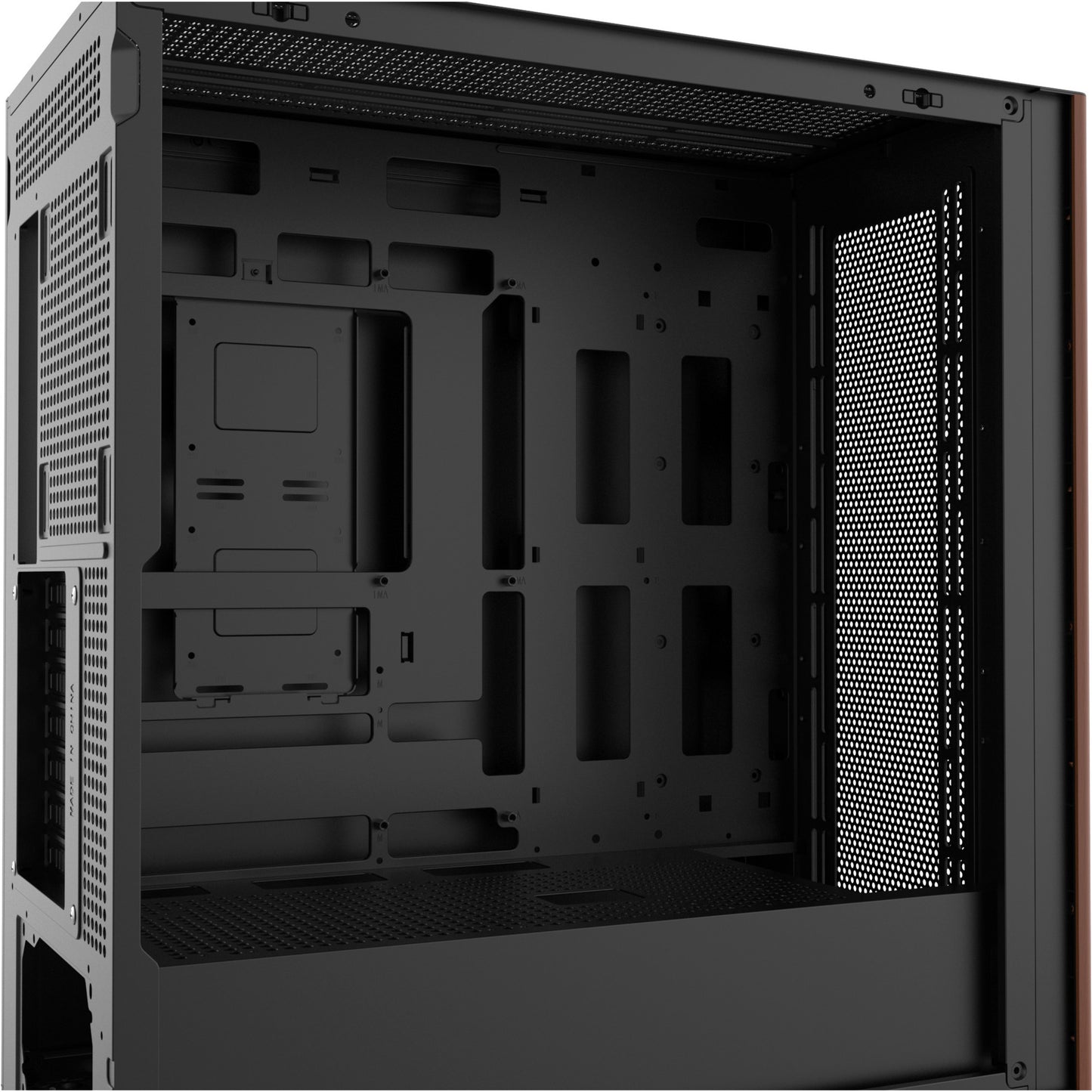 Thermaltake s370 ws midi tower behuizing (zwart | 2x usb-a | 1x usb-c | tempered glass)