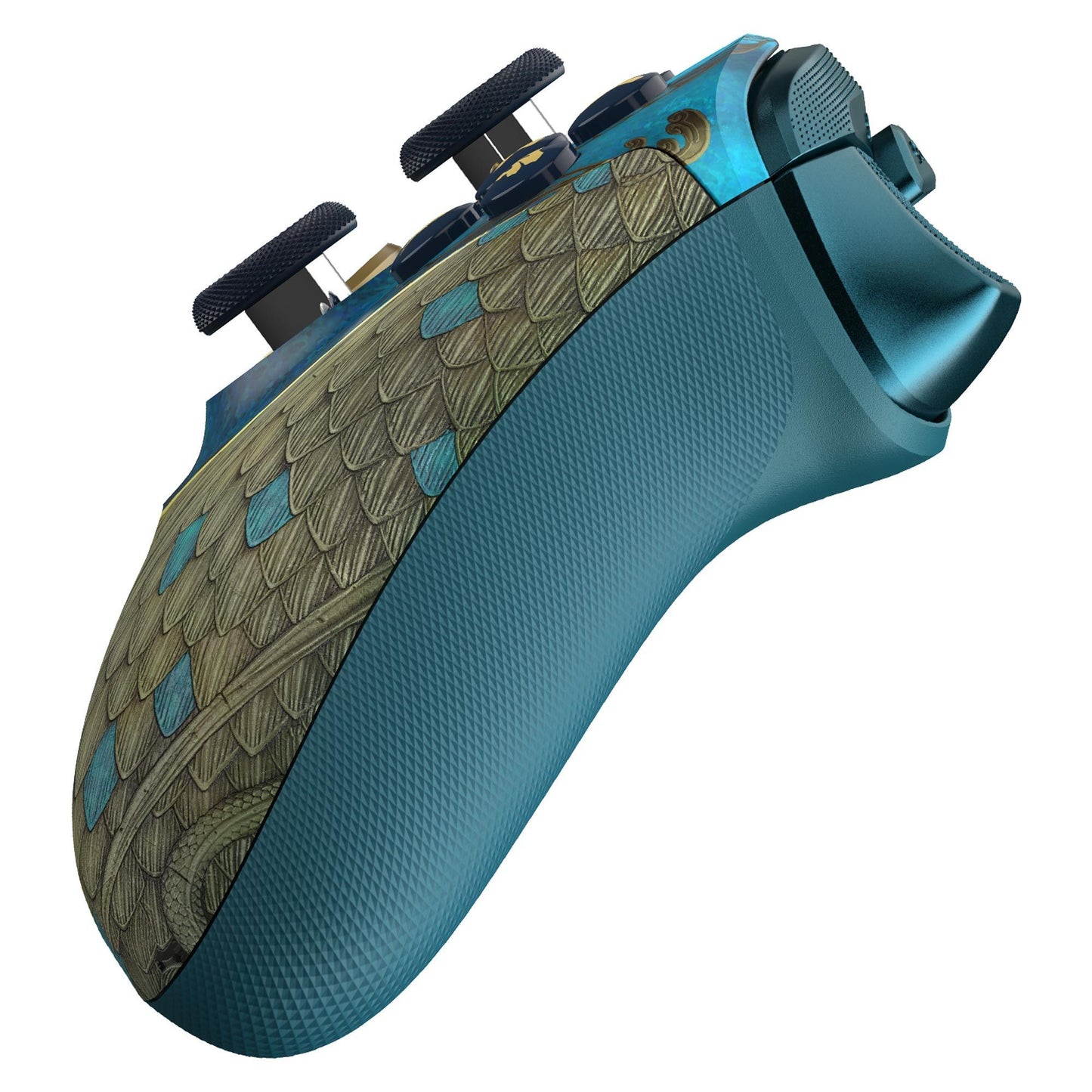 GameSir G7 Pro Tri-Mode - Wuchang Version (Wireless for Xbox) gamepad (Blauw goud, Xbox Series X|S, Xbox One, pc, Android, Steam)
