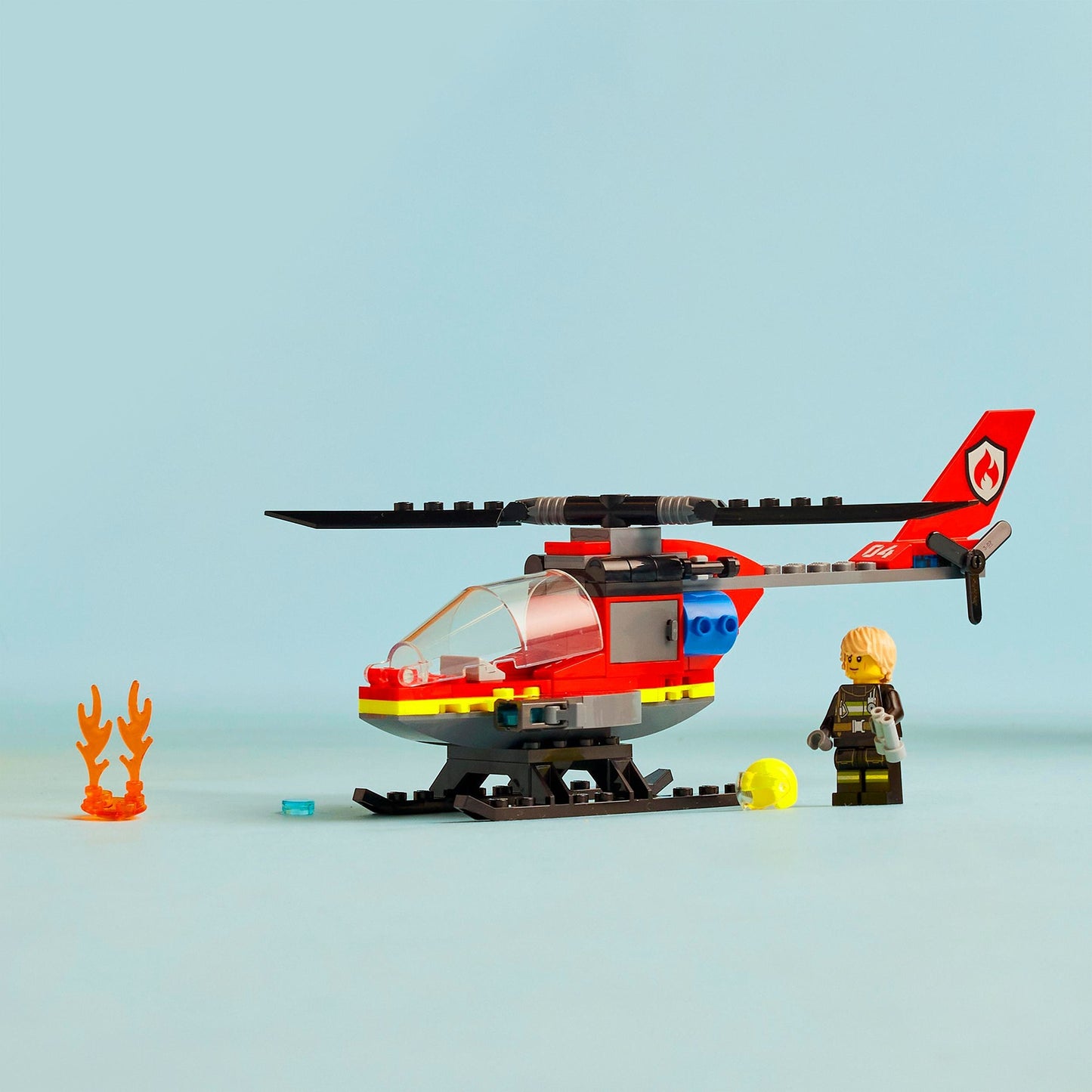 LEGO city - brandweerhelikopter constructiespeelgoed (60411)