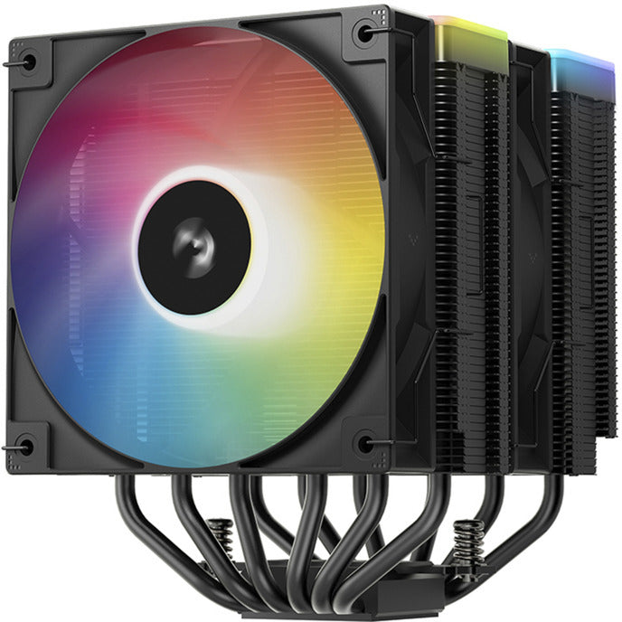 DeepCool ag620 bk argb v2 cpu-koeler (zwart)