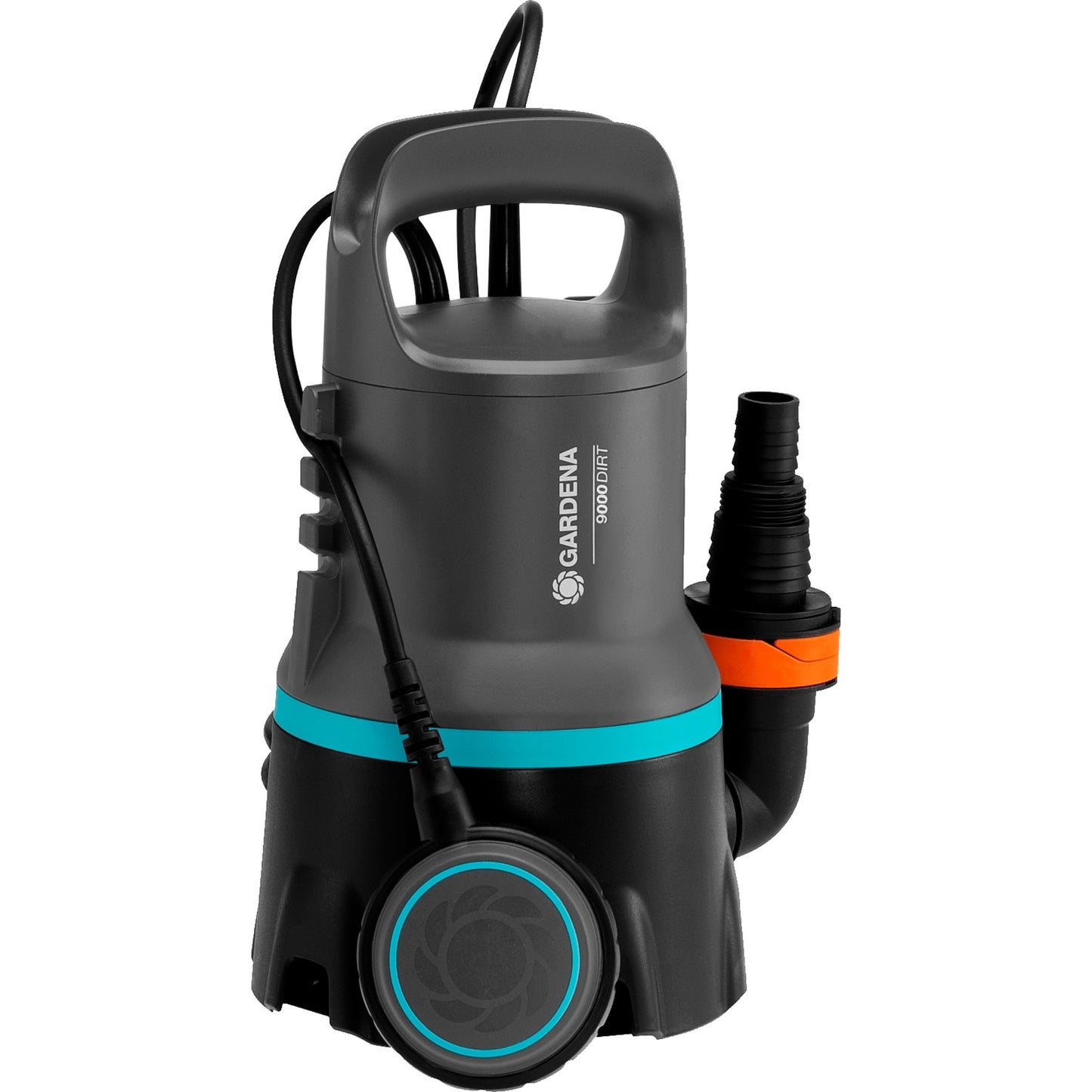 GARDENA vuilwaterpomp 9000 set dompel- en drukpompen (zwart turquoise, 9041-20)