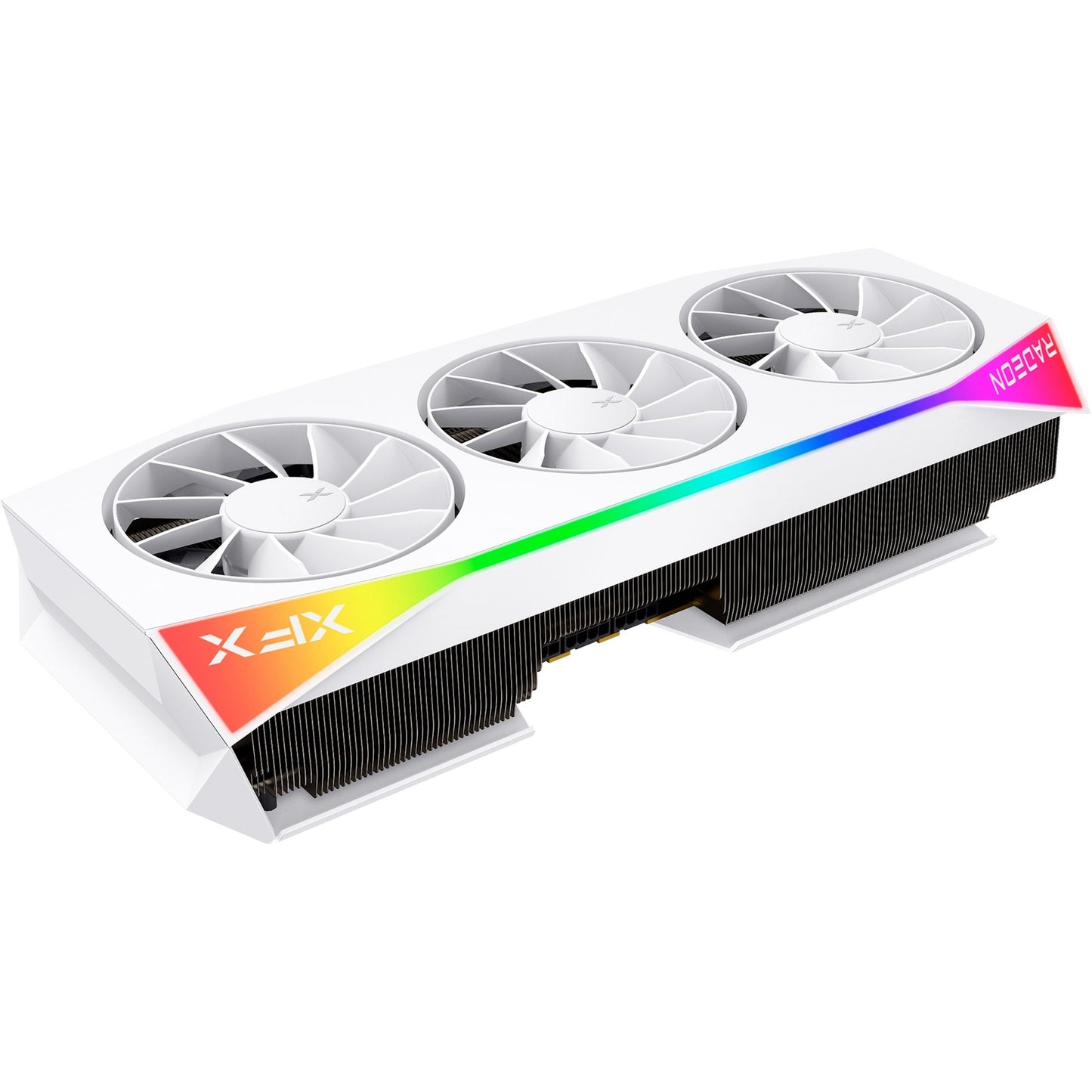 XFX radeon rx 9070 xt oc mercury rgb grafische kaart (wit, rdna4, gddr6, 3x displayport, 1x hdmi 2.1)