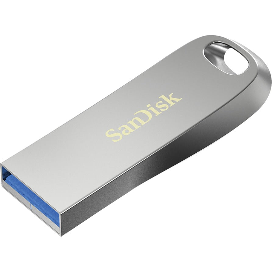 SanDisk ultra luxe usb 3.1, 128 gb usb-stick (zilver)