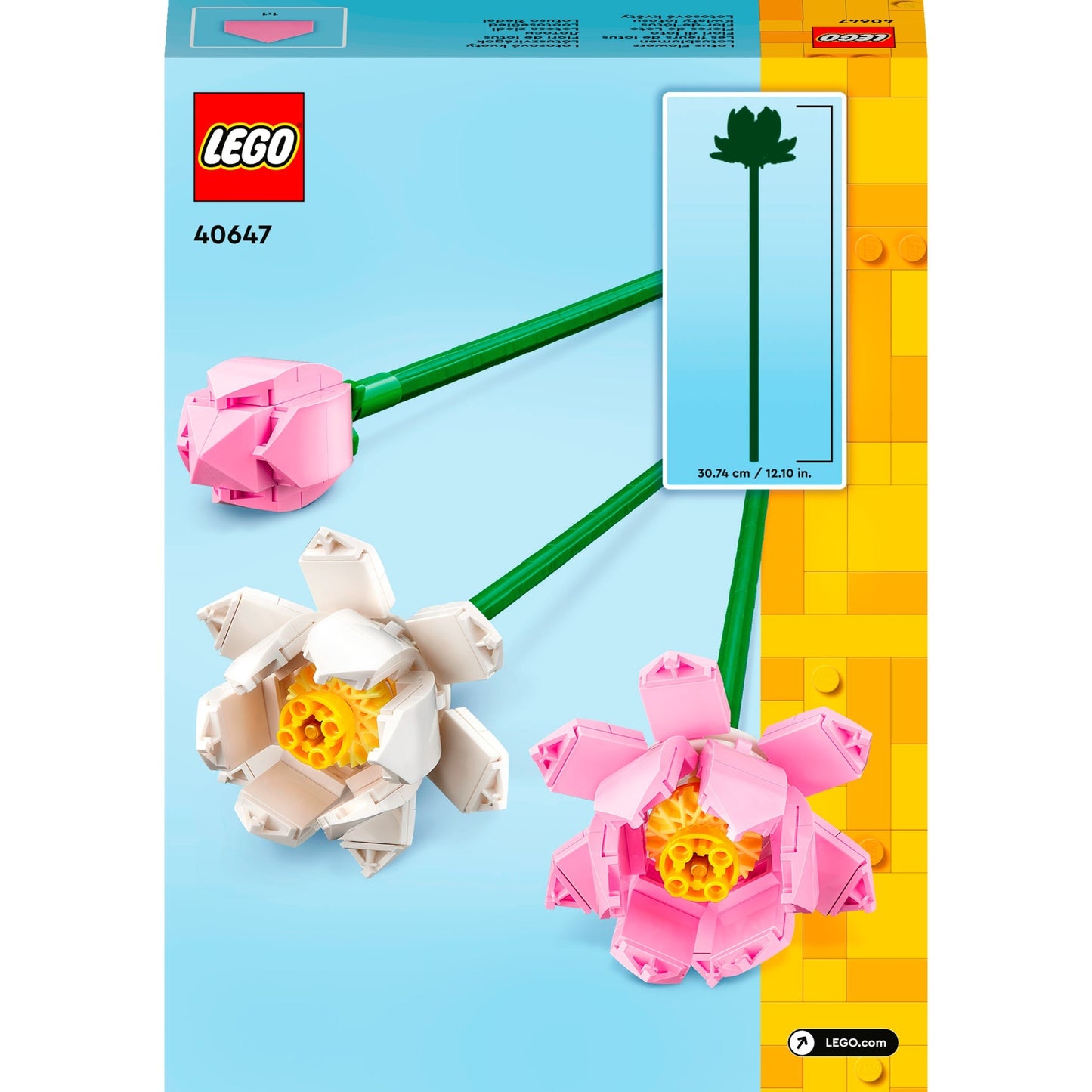 LEGO botanical collection - lotusbloemen constructiespeelgoed (40647)