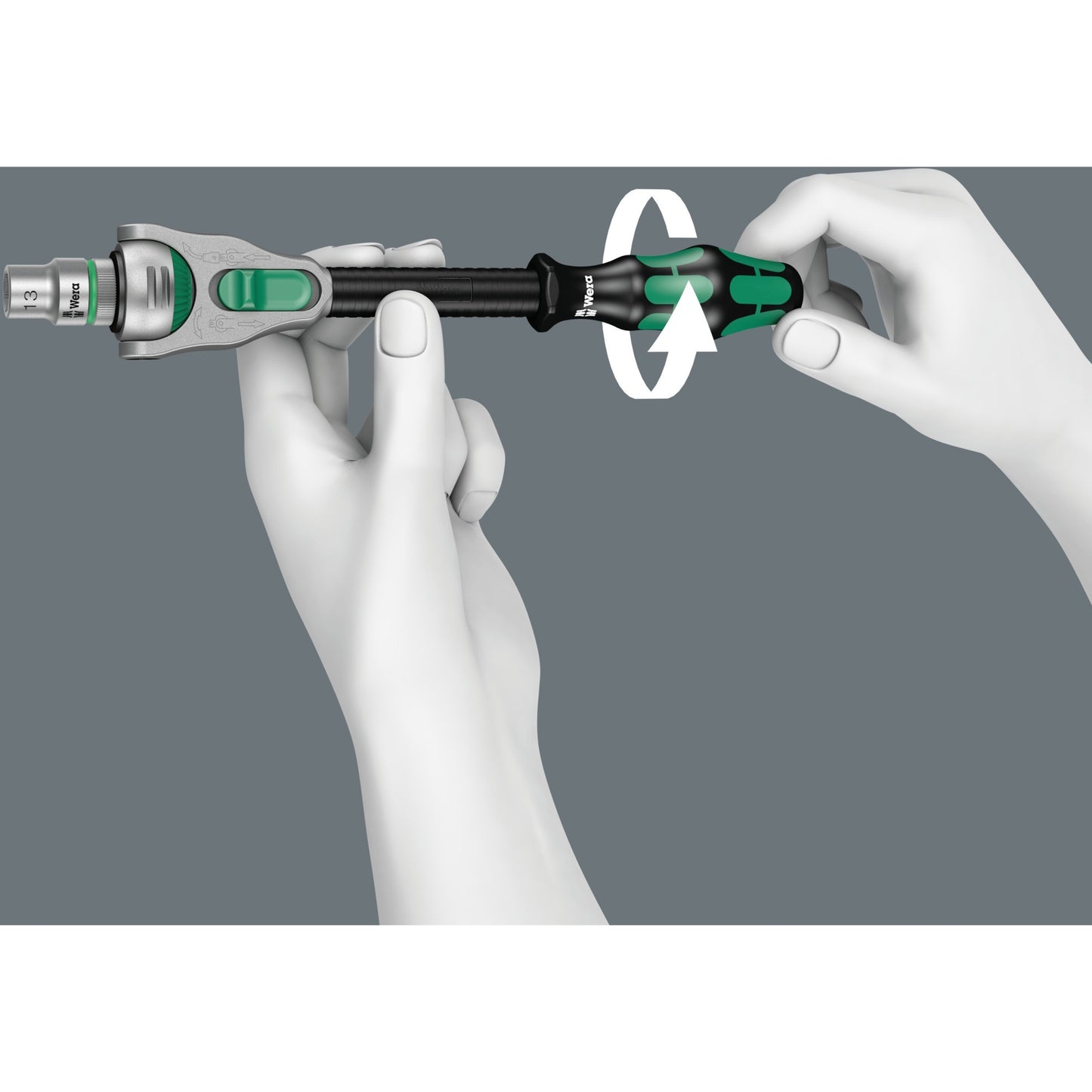 Wera 8100 sa 2 zyklop speed ratelset 1 4 gereedschapsset (zwart groen, 42-delig)