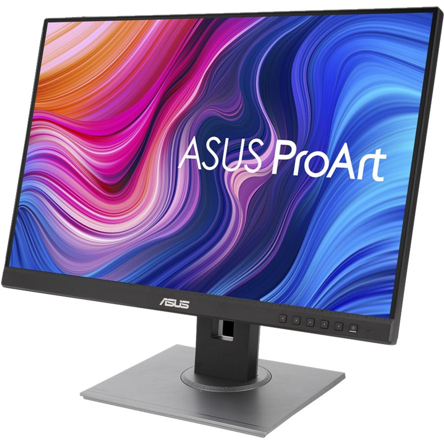 ASUS proart display pa248qv 24 monitor (zwart zilver, hdmi, displayport, vga, 4x usb-a 3.2 (5 gbit s))