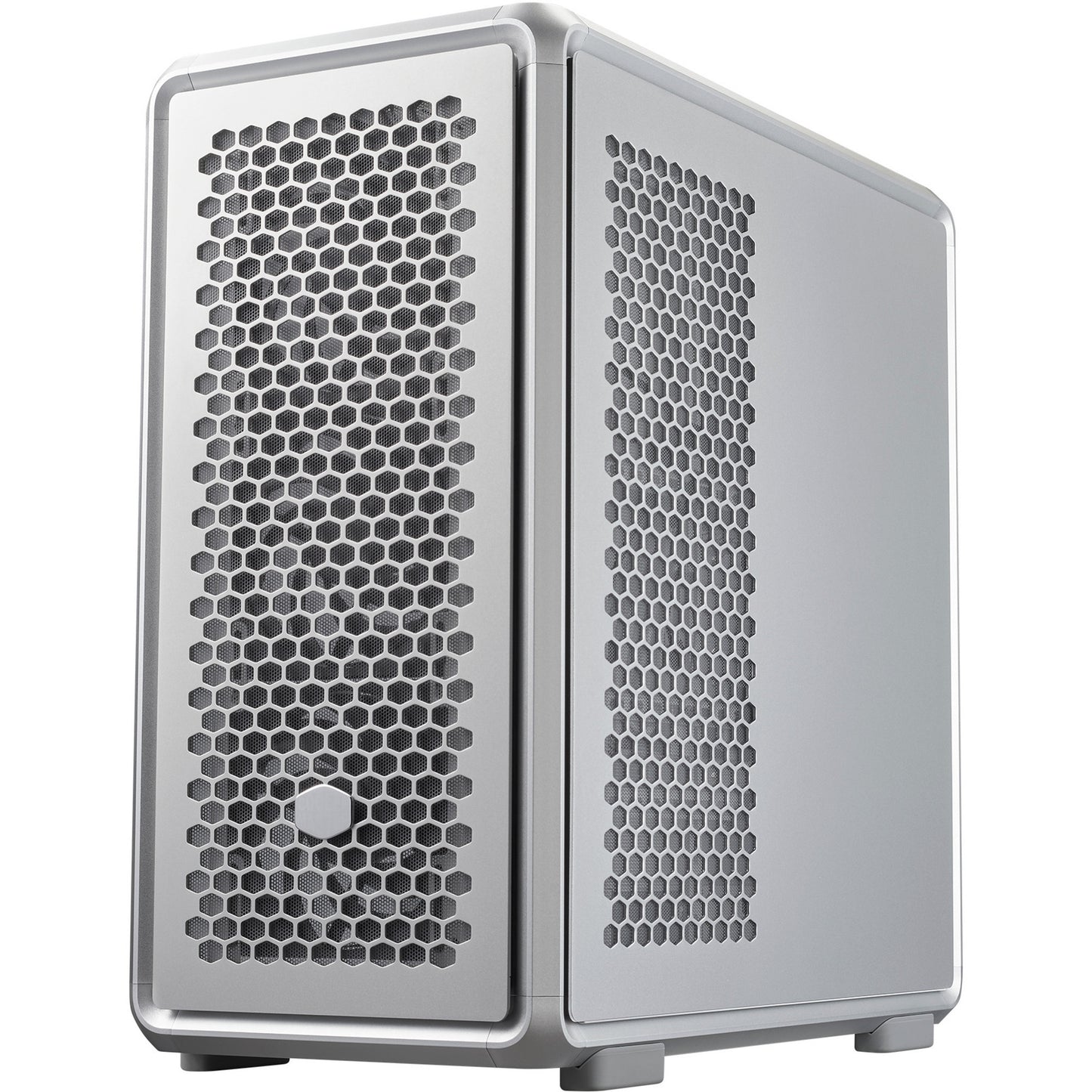 Cooler Master masterframe 600 midi tower behuizing (zilver | 2x usb-a | 1x usb-c | tempered glass)