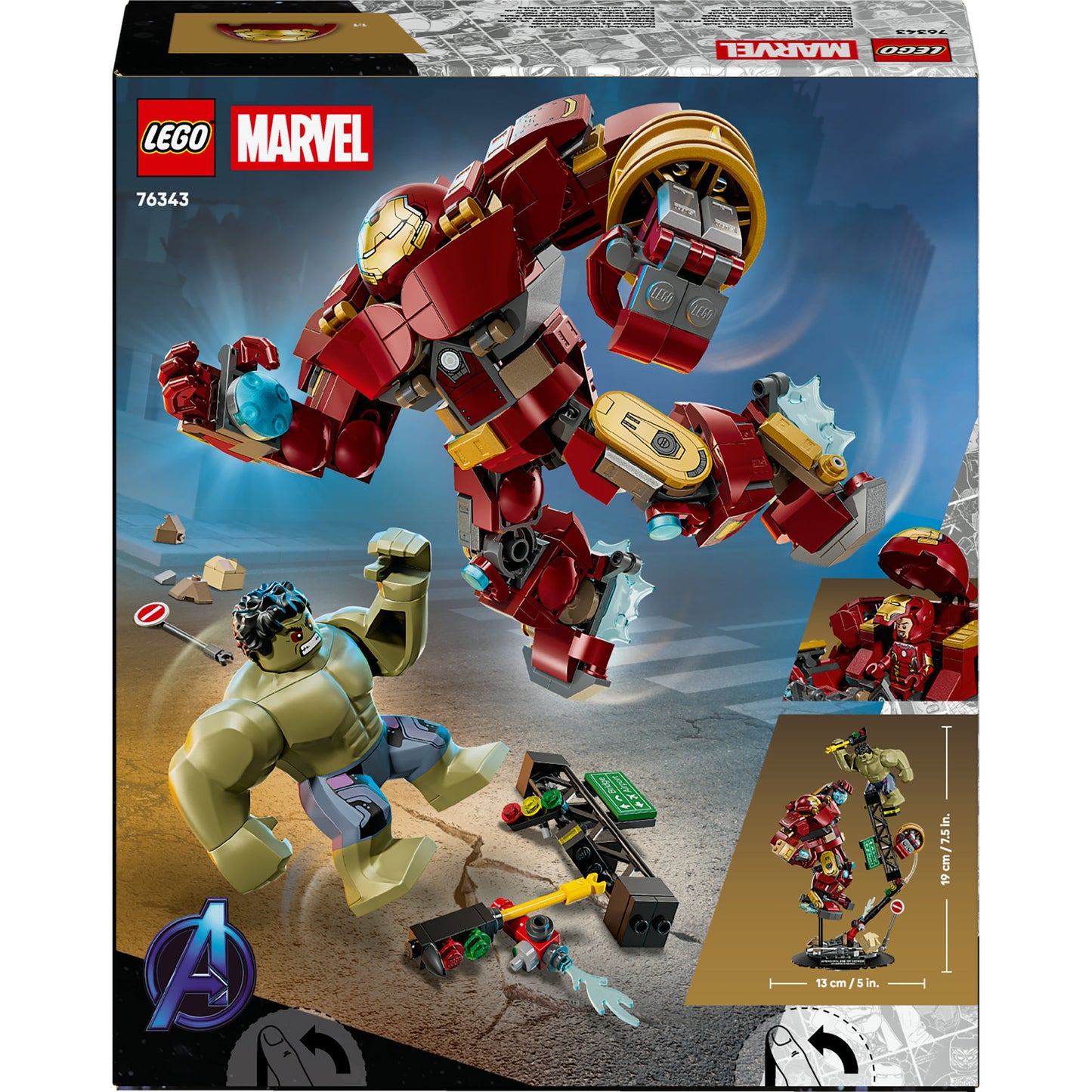 LEGO super heroes 76343 marvel ultieme strijd: hulkbuster vs. hulk
