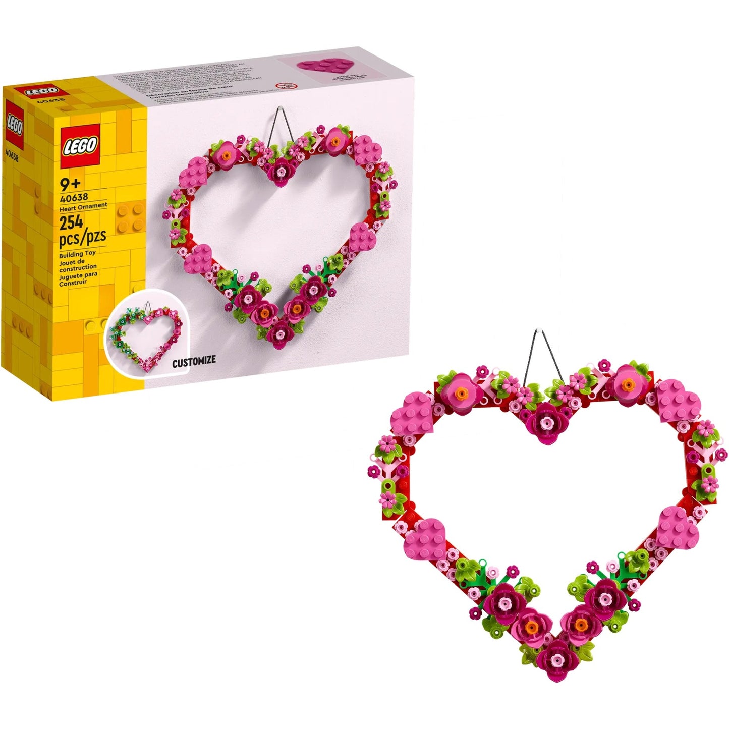 LEGO 40638 seasons and occasions hartvormige versiering