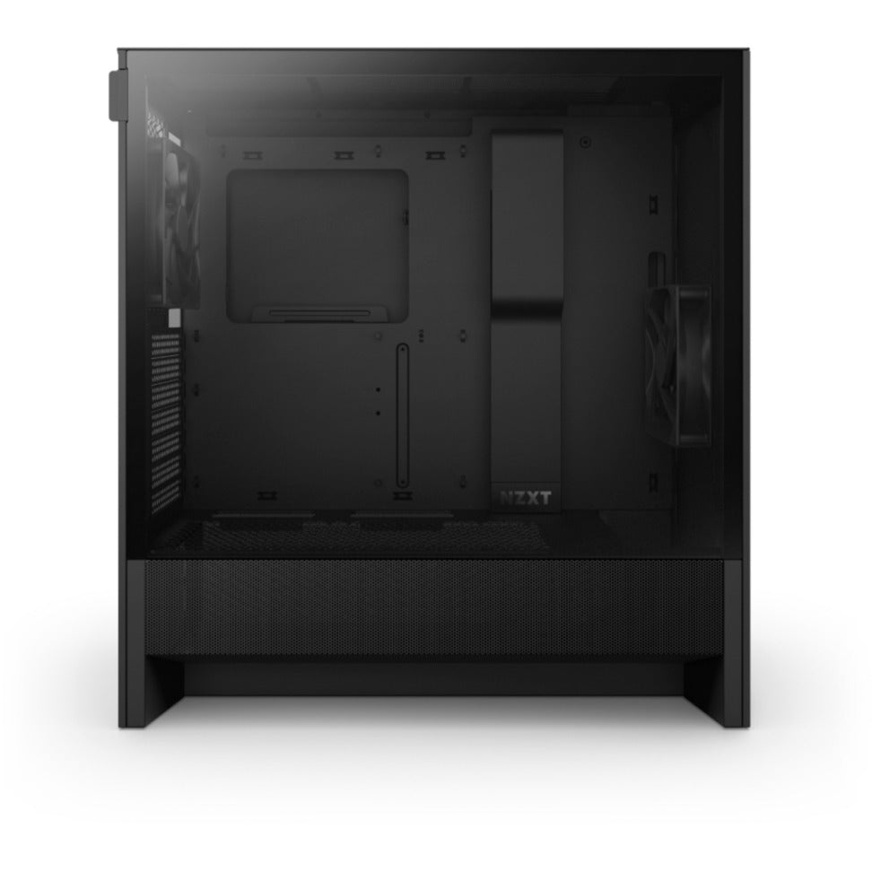 NZXT h5 flow v2 midi tower behuizing (zwart | 1x usb-a | 1x usb-c | tempered glass)