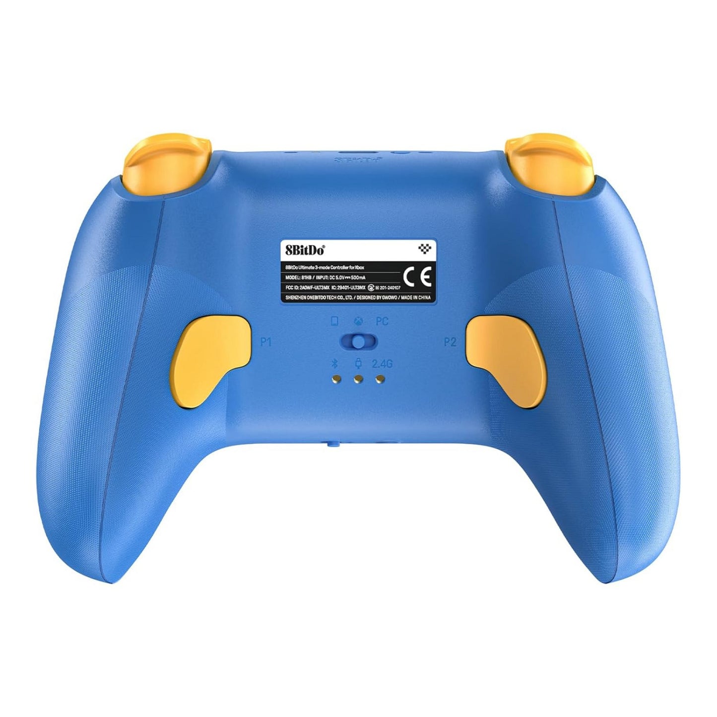 8BitDo ultimate 3-mode controller for xbox - rare 40th anniversary edition (blauw goud, xbox series x|s, xbox one, pc, bluetooth usb-c 2.4 ghz )