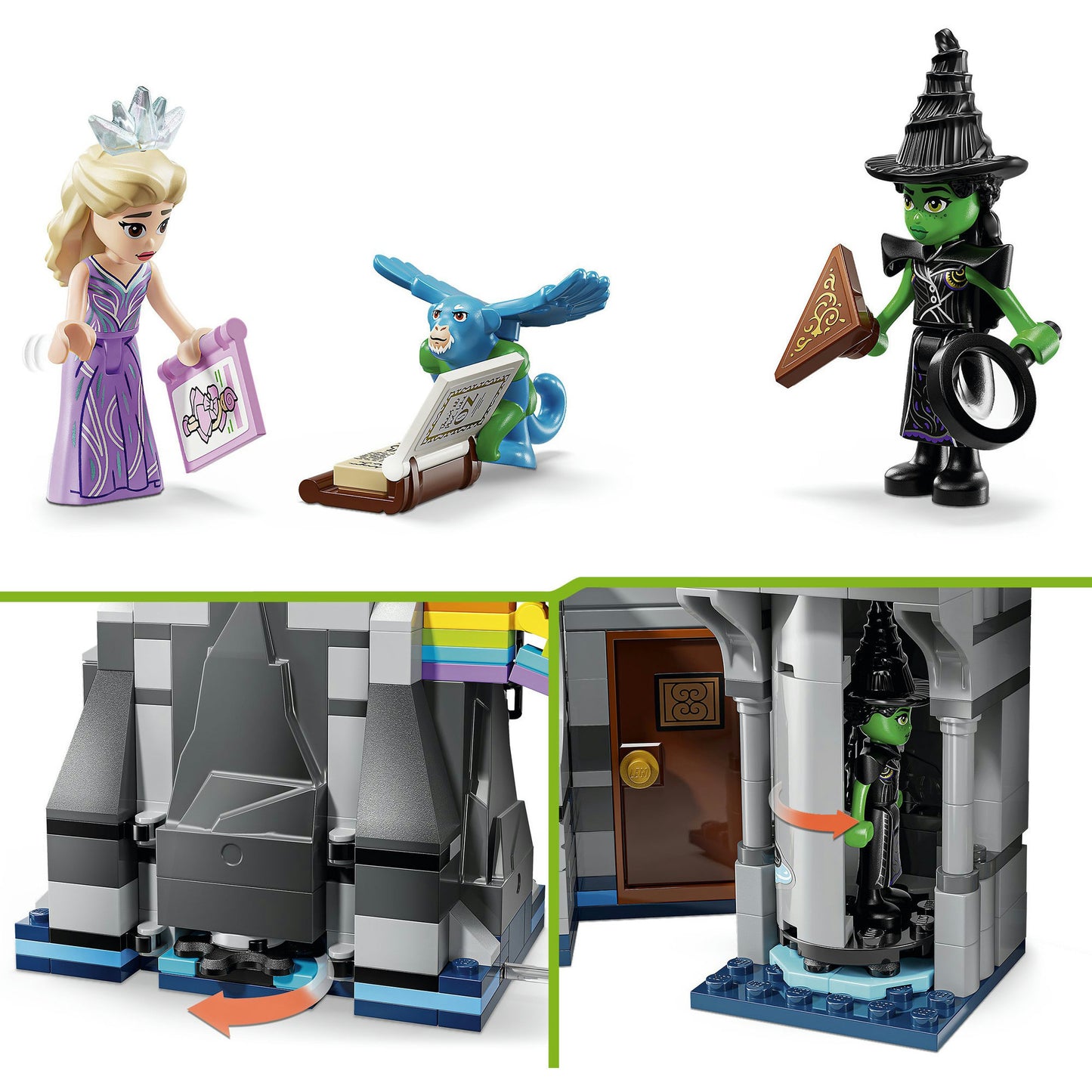 LEGO wicked - emerald city en kiamo ko kasteel constructiespeelgoed (75689)