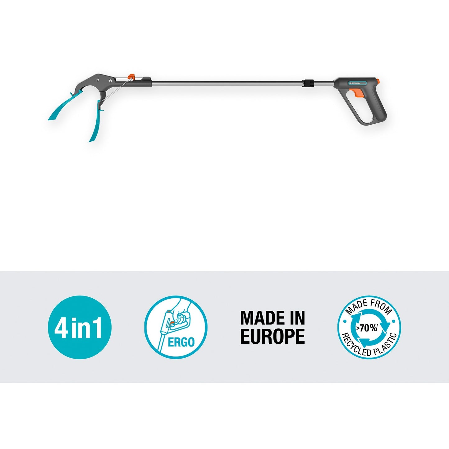 GARDENA grijper 4-in-1 (grijs turquoise)