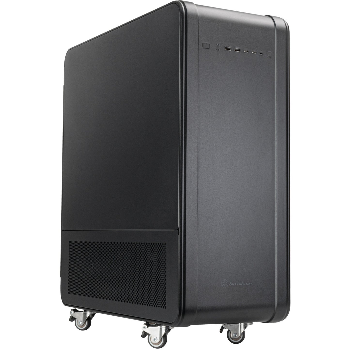 SilverStone alta t1 big tower behuizing (zwart | 2x usb-a | 2x usb-c)