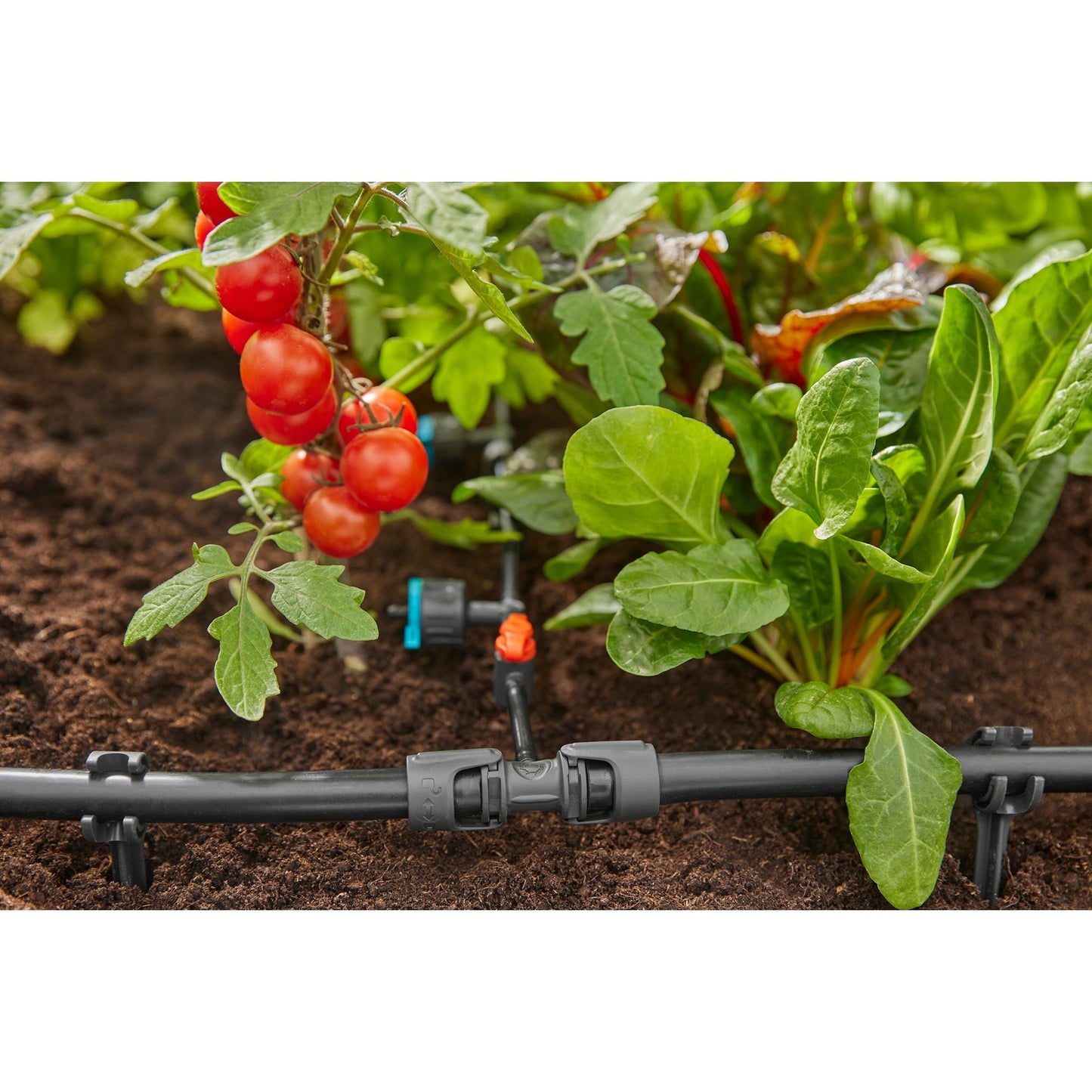 GARDENA micro-drip-system t-stuk 1 2” – 3 16 verbinding (donkergrijs)