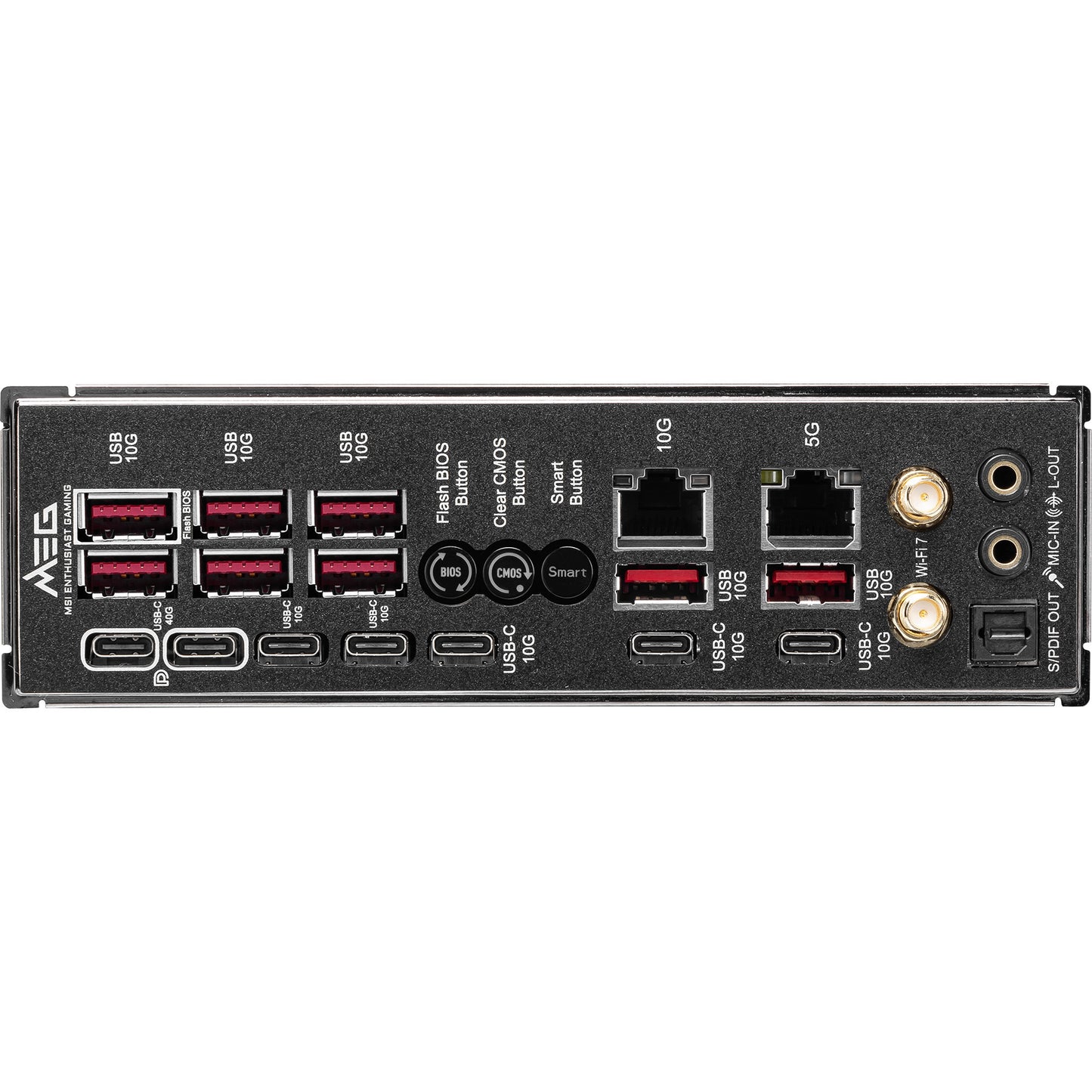 MSI meg x870e godlike socket am5 moederbord (5gb-lan, 10gb-lan, wlan, bt, sound, atx)