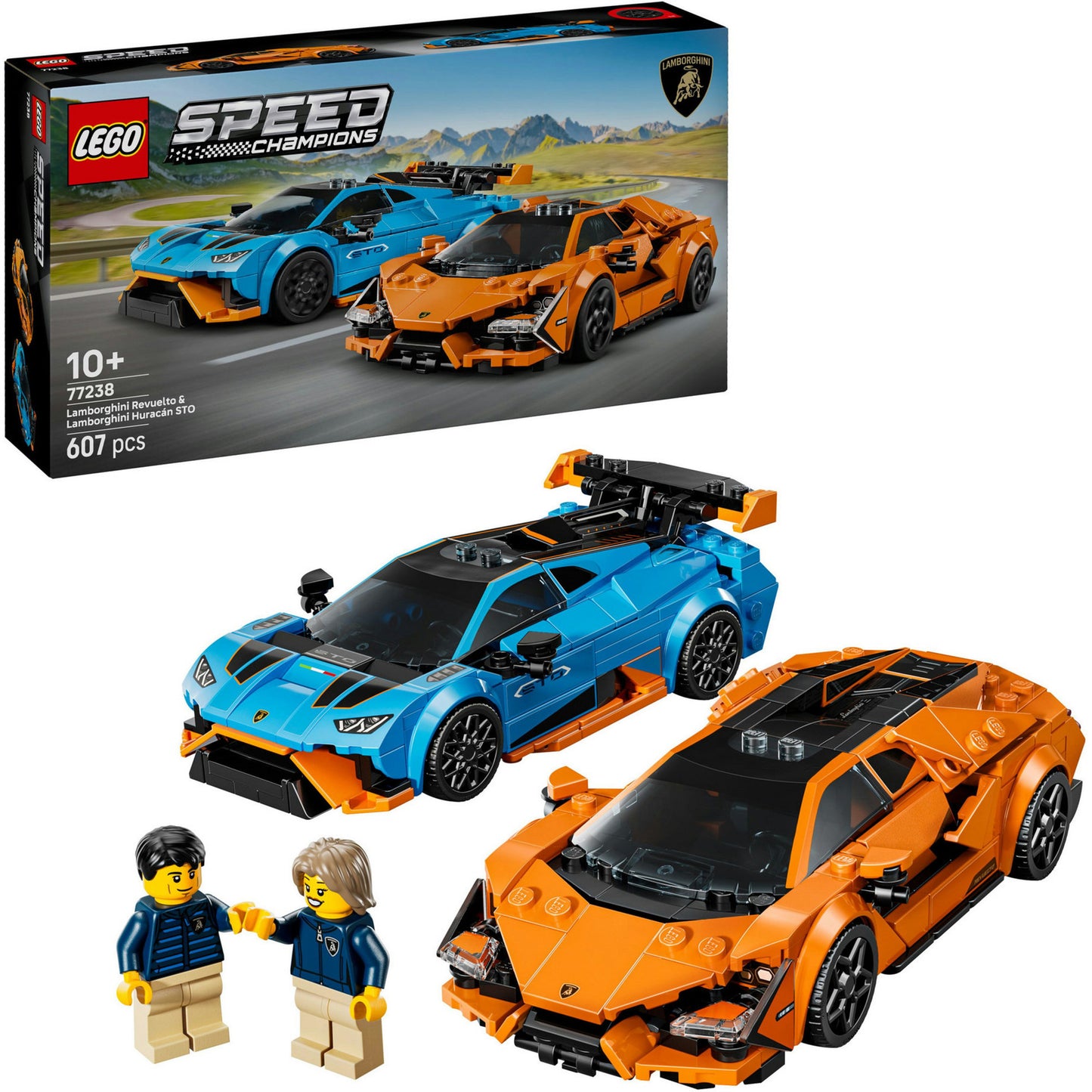 LEGO ® speed champions lamborghini revuelto en huracán sto - 77238
