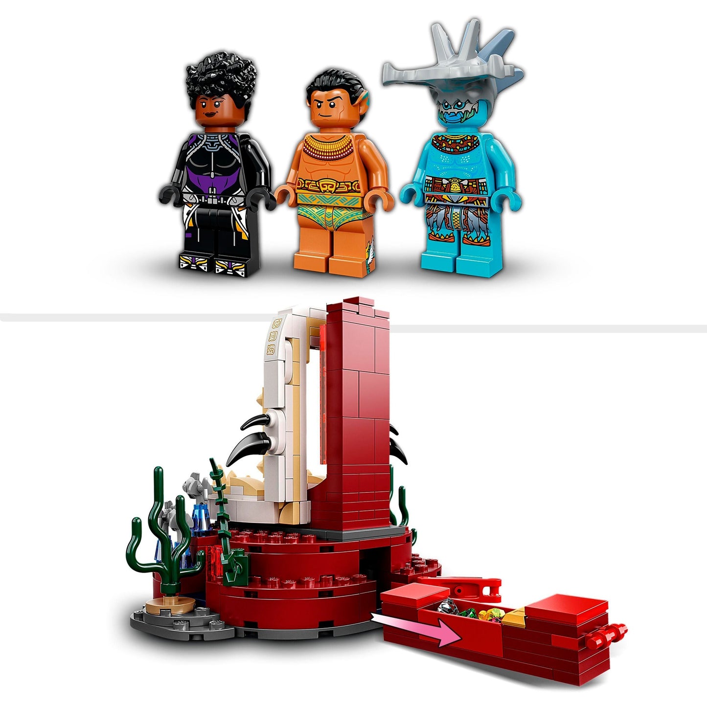 LEGO marvel - koning namor’s troonzaal constructiespeelgoed (76213)
