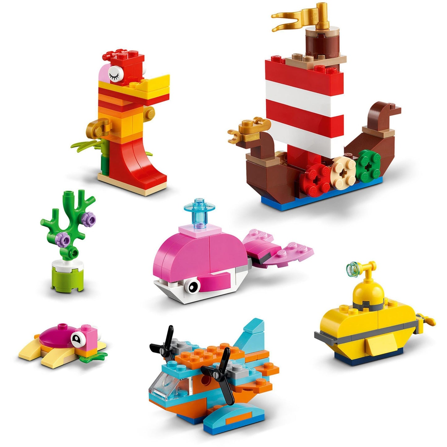 LEGO classic - creatief zeeplezier constructiespeelgoed (11018)
