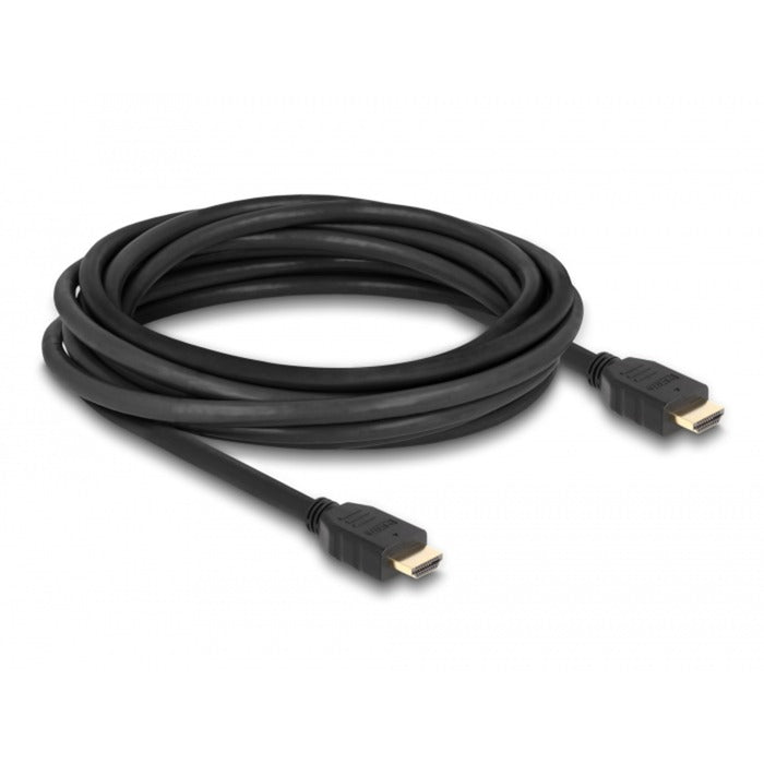 DeLOCK high speed hdmi kabel (zwart, 5 meter, 8k 60hz, 48 gbps)