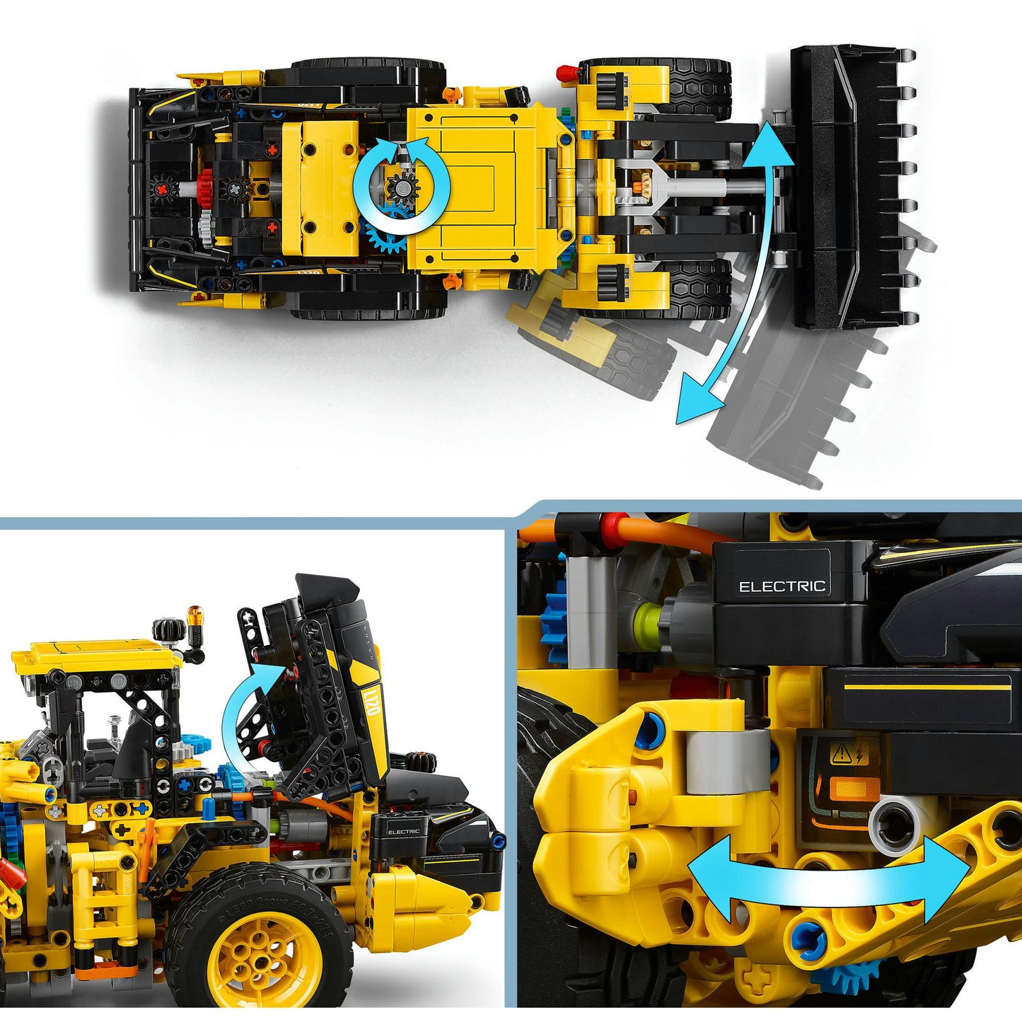 LEGO technic 42209 volvo l120 electric wiellader