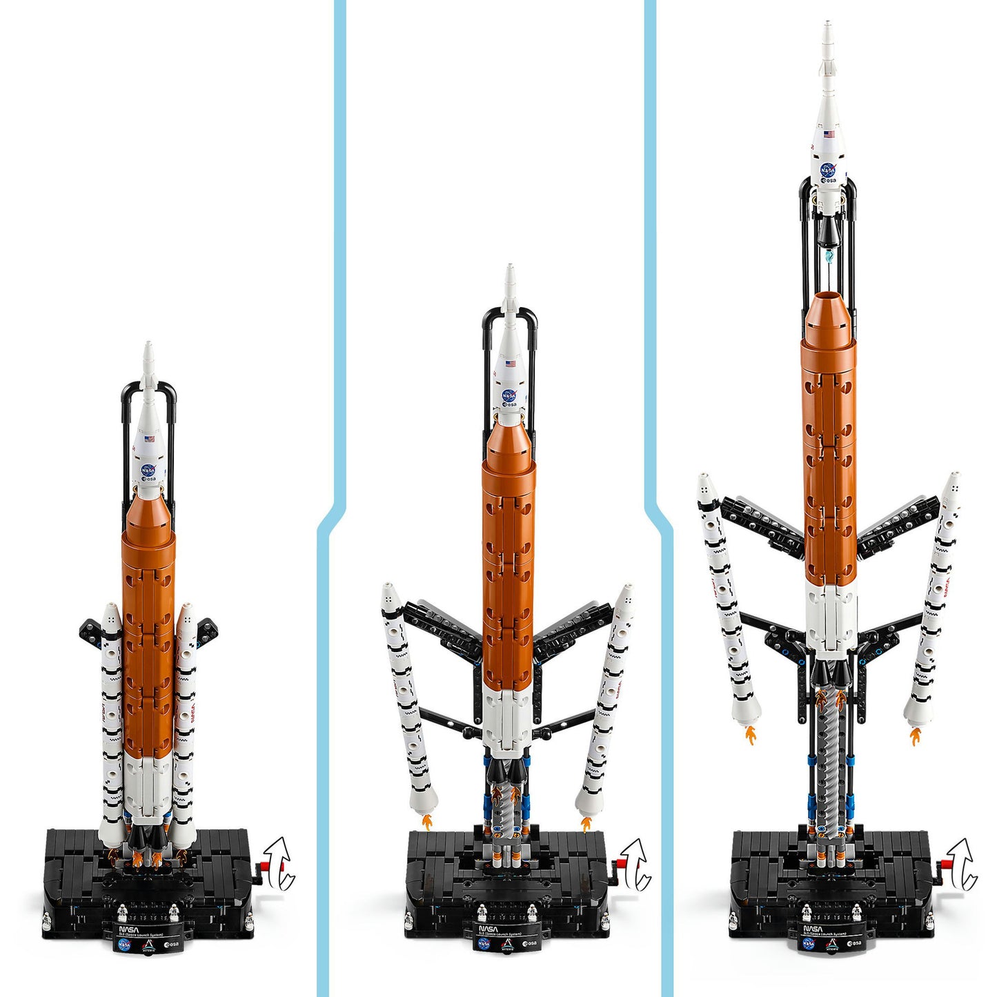 LEGO technic 42221 nasa artemis ruimteraket