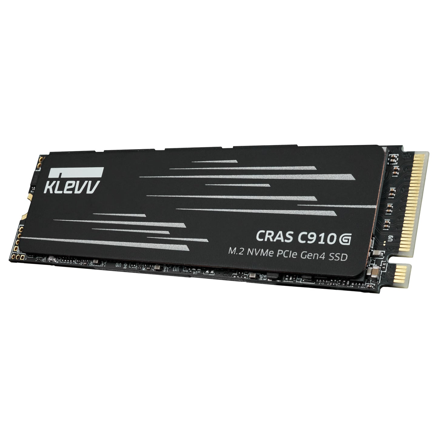 KLEVV cras c910g 4 tb ssd (zwart, k04tbm2sp0-10g, pcie gen 4.0 x4, nvme 2.0)