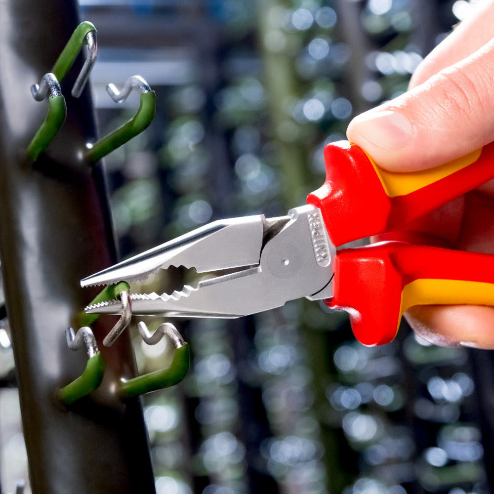 KNIPEX spitse kombitang combinatietang (rood geel)