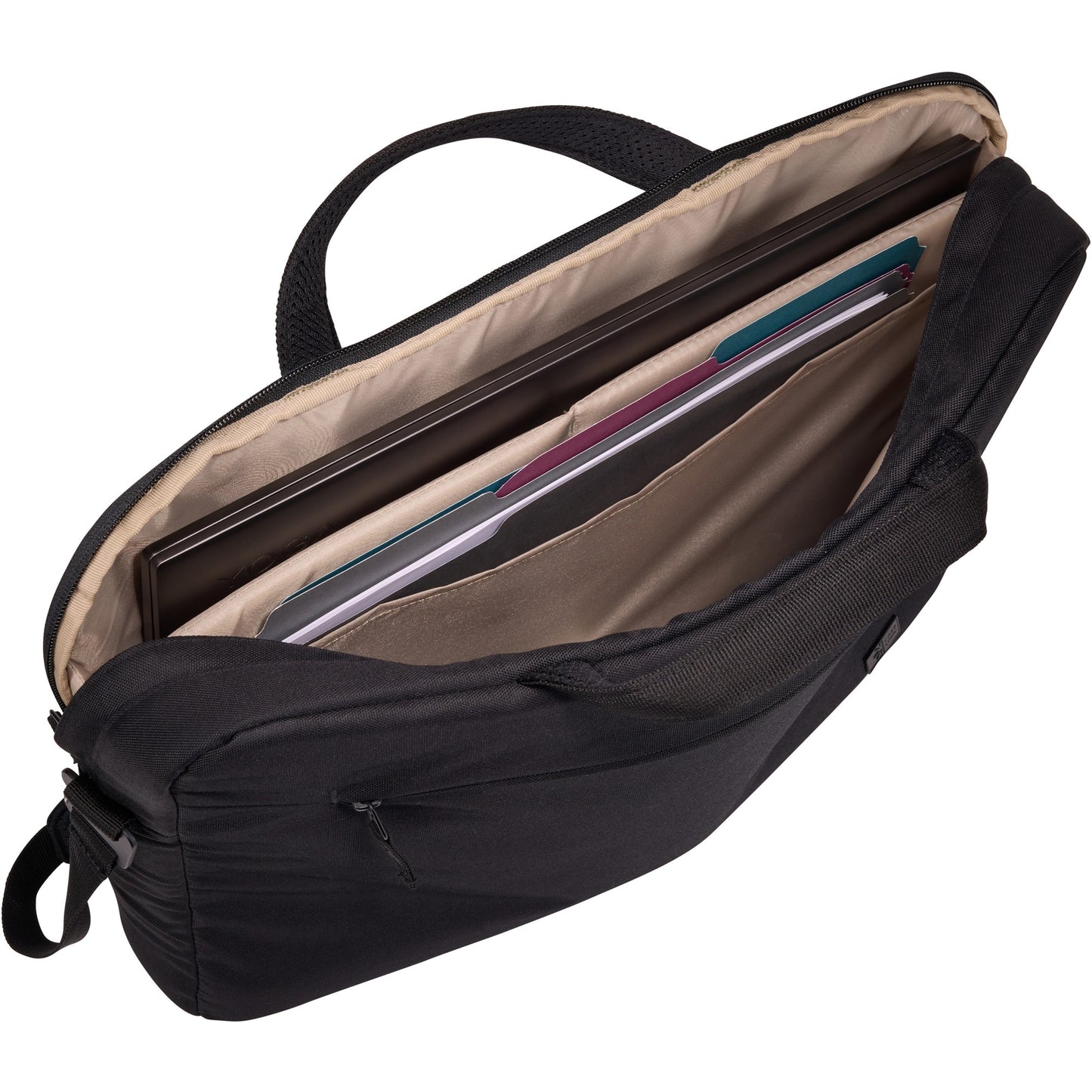 Case Logic invigo 15.6 laptop attaché laptoptas (zwart)
