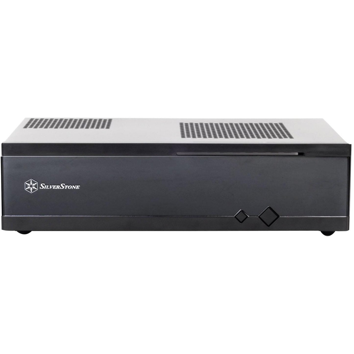 SilverStone milo ml05b htpc behuizing (zwart | 2x usb-a)