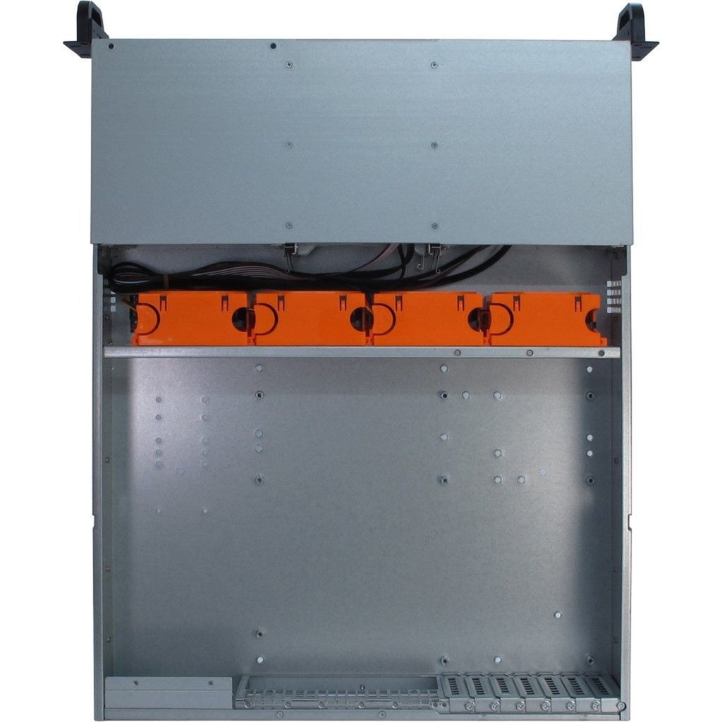 Inter-Tech ipc 2u-20255 rack behuizing (zwart | 2x usb-a)