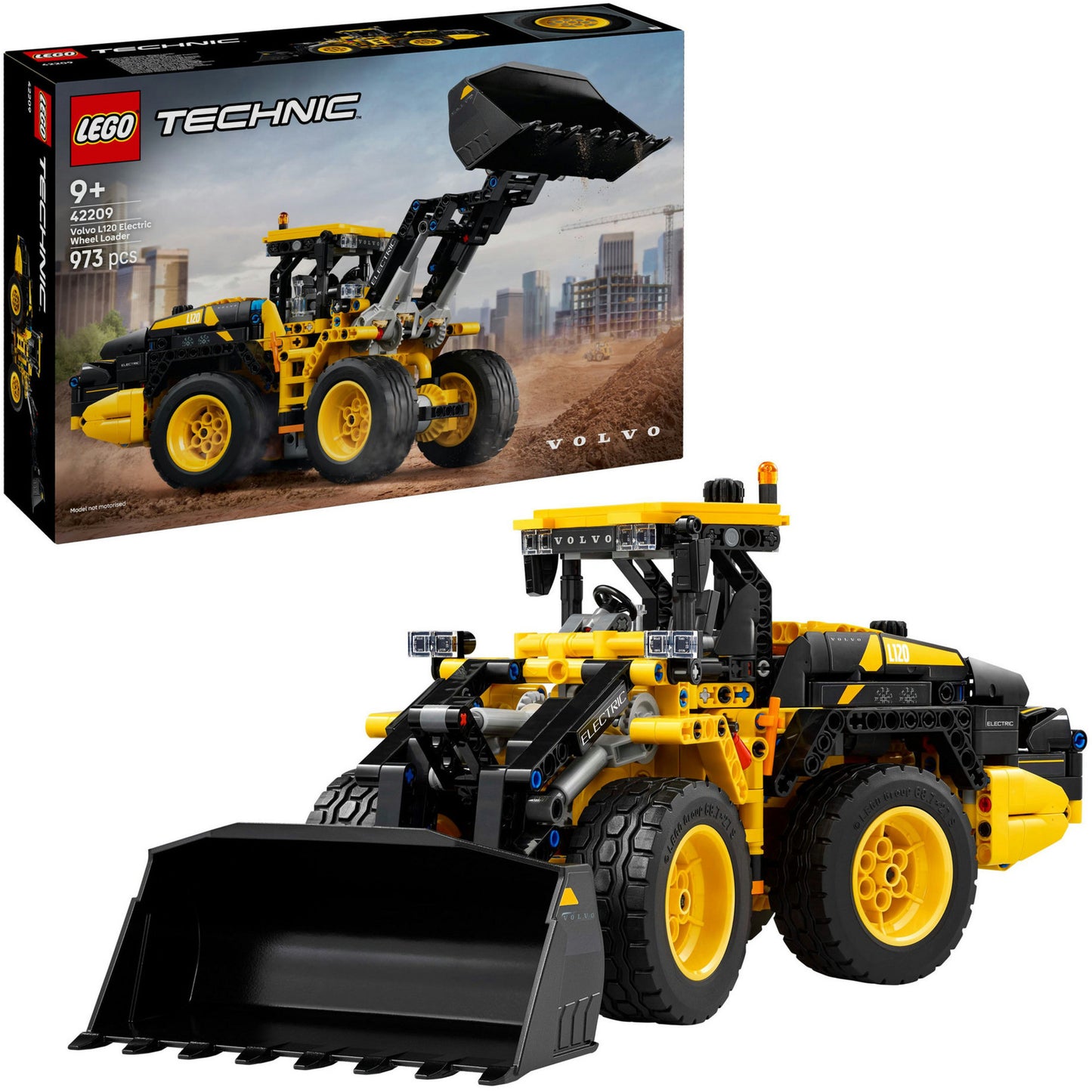 LEGO technic 42209 volvo l120 electric wiellader