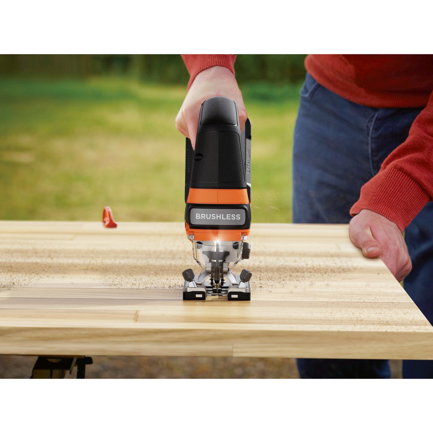 BLACK+DECKER blcjs78n-xj 18v decoupeerzaag (zwart oranje, accu en oplader niet inbegrepen)