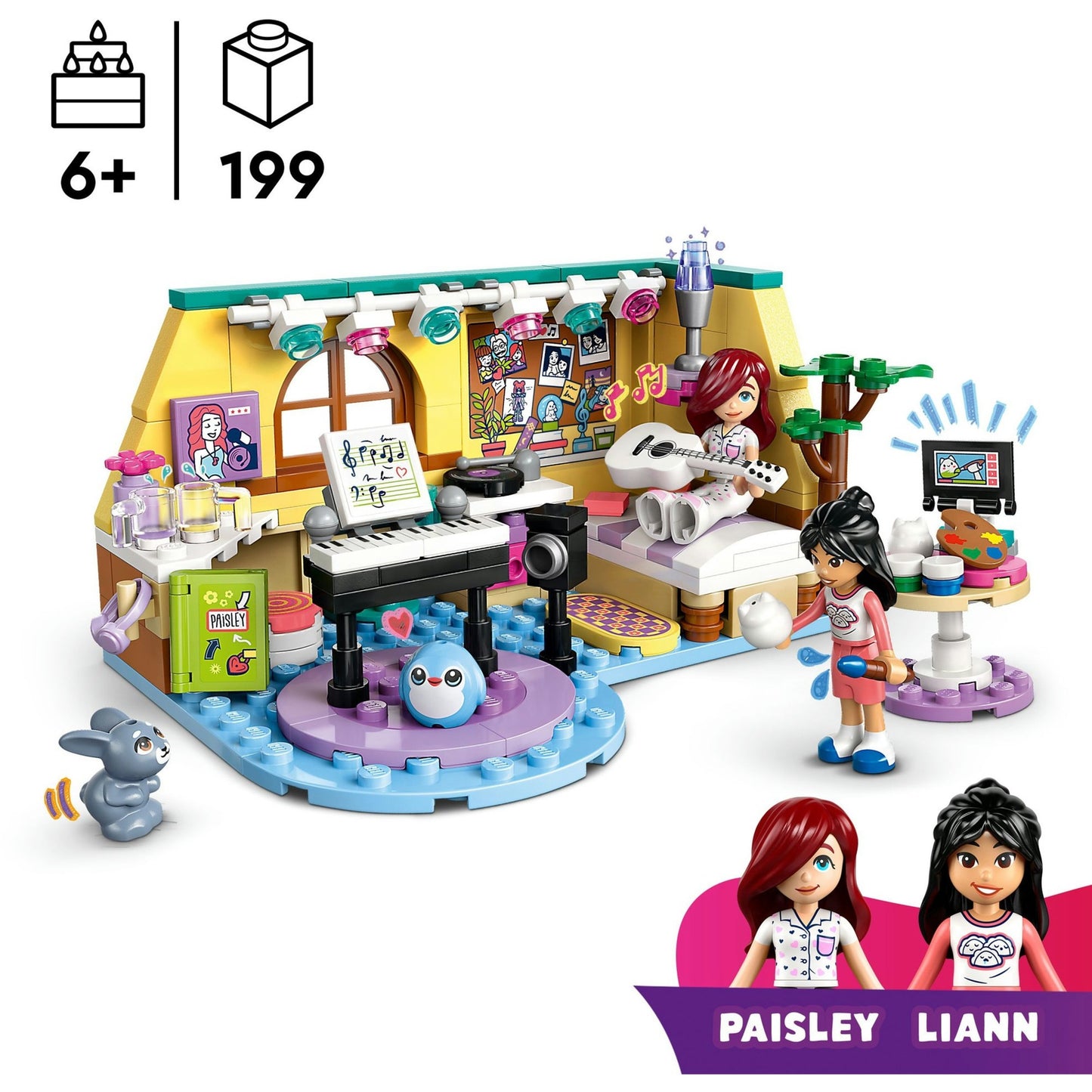 LEGO friends 42647 paisley's kamer