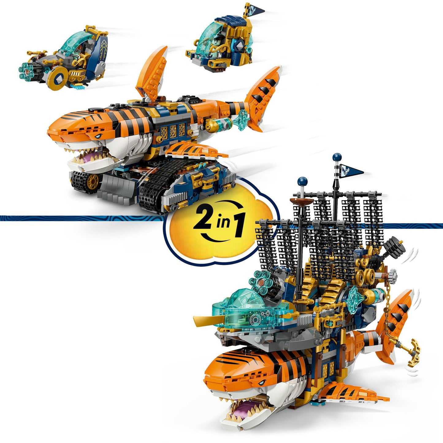 LEGO dreamzzz 71515 tijgerhaaitank