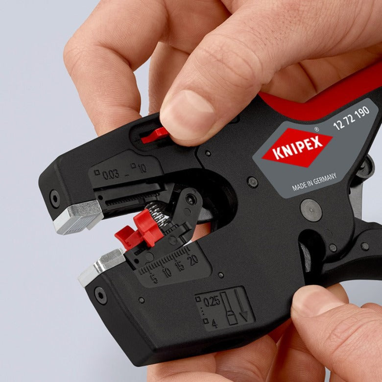 KNIPEX nexstrip striptang (zwart rood)