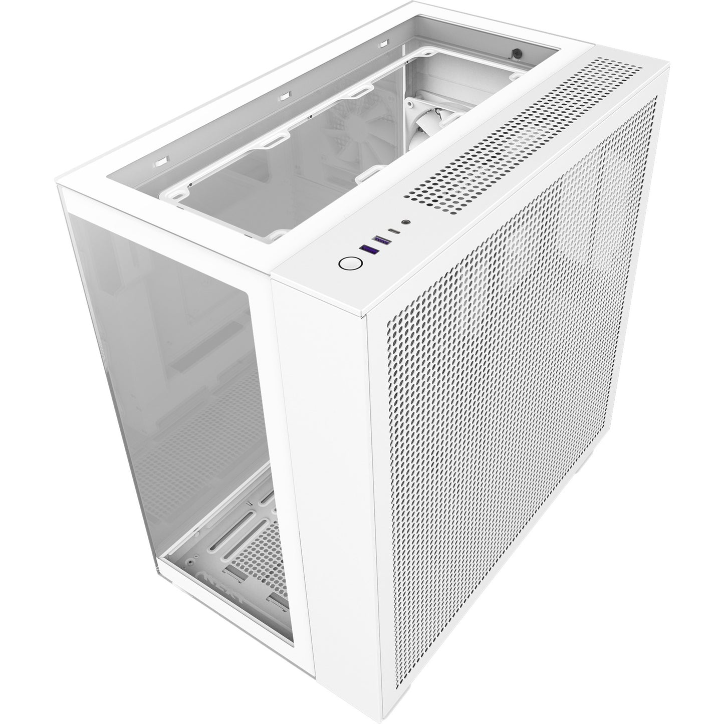 NZXT h9 elite midi tower behuizing (wit | 2x usb-a | 1x usb-c | rgb | tempered glass)