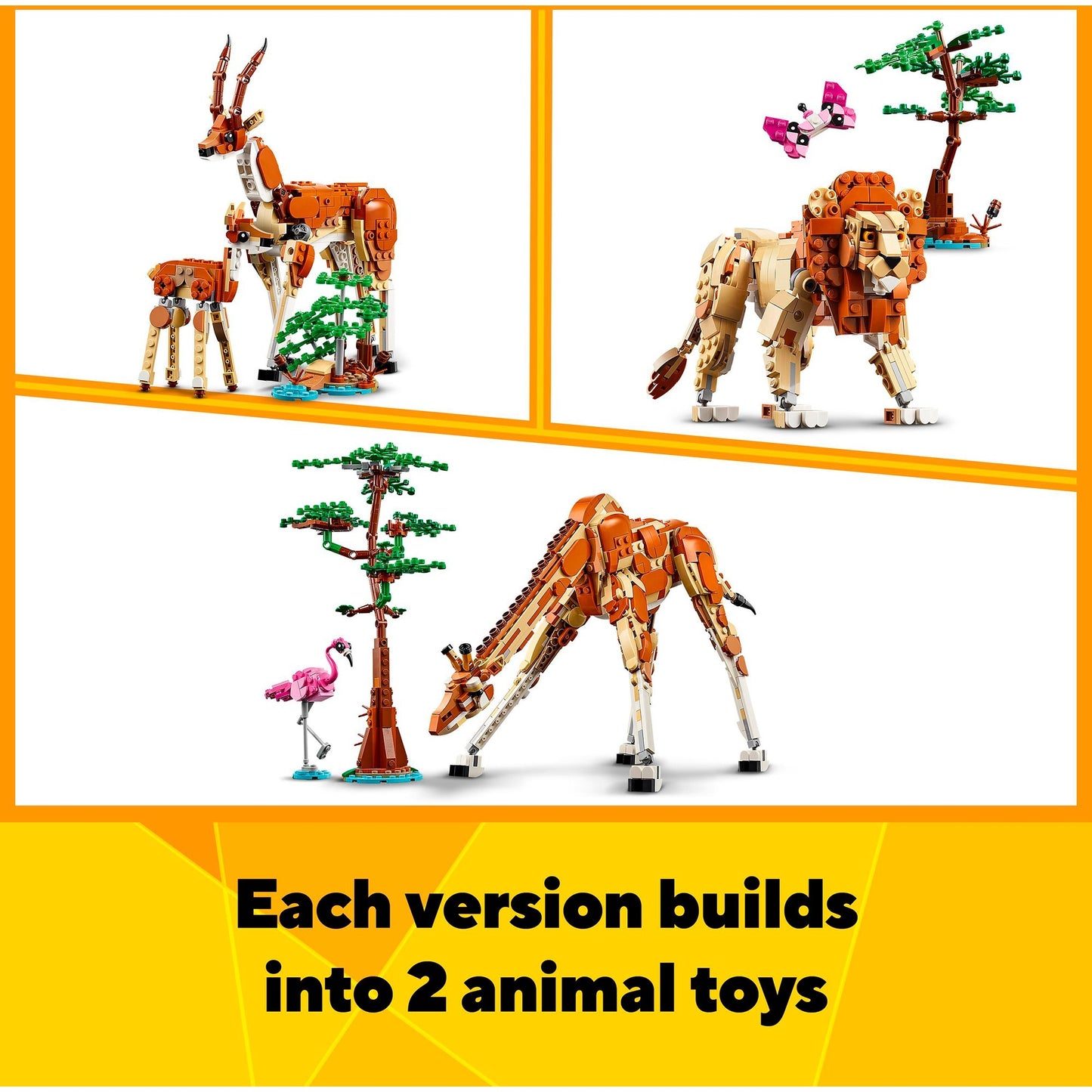 LEGO creator 3in1 safaridieren - 31150