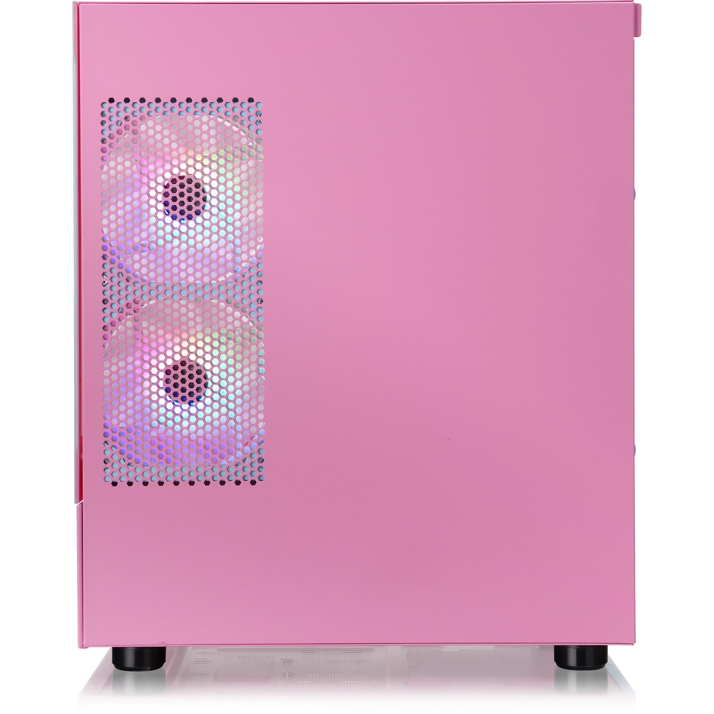 Thermaltake view 170 tg argb mini tower behuizing (roze | 2x usb-a | rgb | tempered glass)