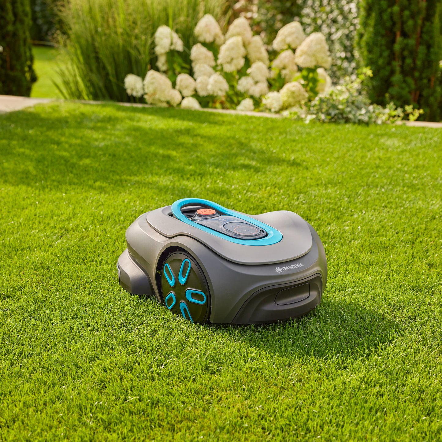 GARDENA smart sileno max 1500 m² robotmaaier (grijs turquoise, 19903-26)