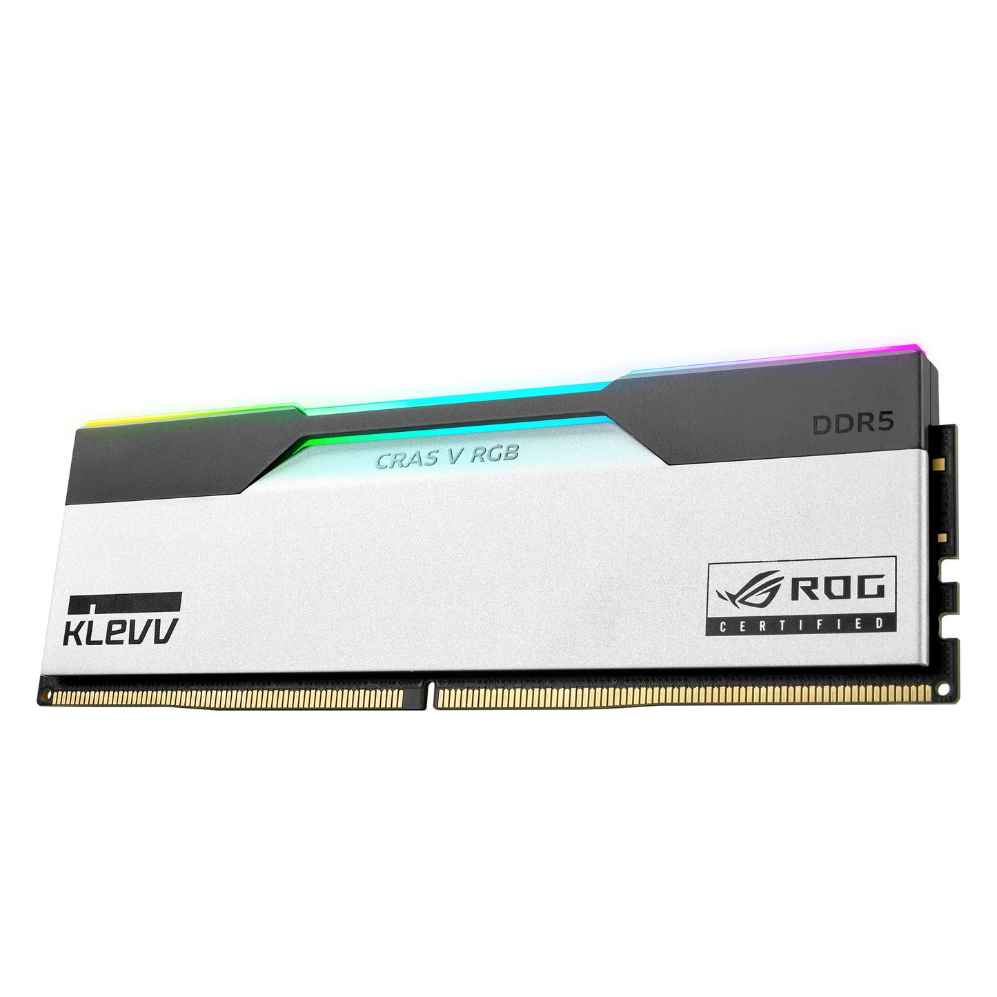 KLEVV cras v rgb rog 32 gb ddr5-6200 (2x 16 gb) werkgeheugen (wit, kd5agua80-62b320p, xmp, expo)