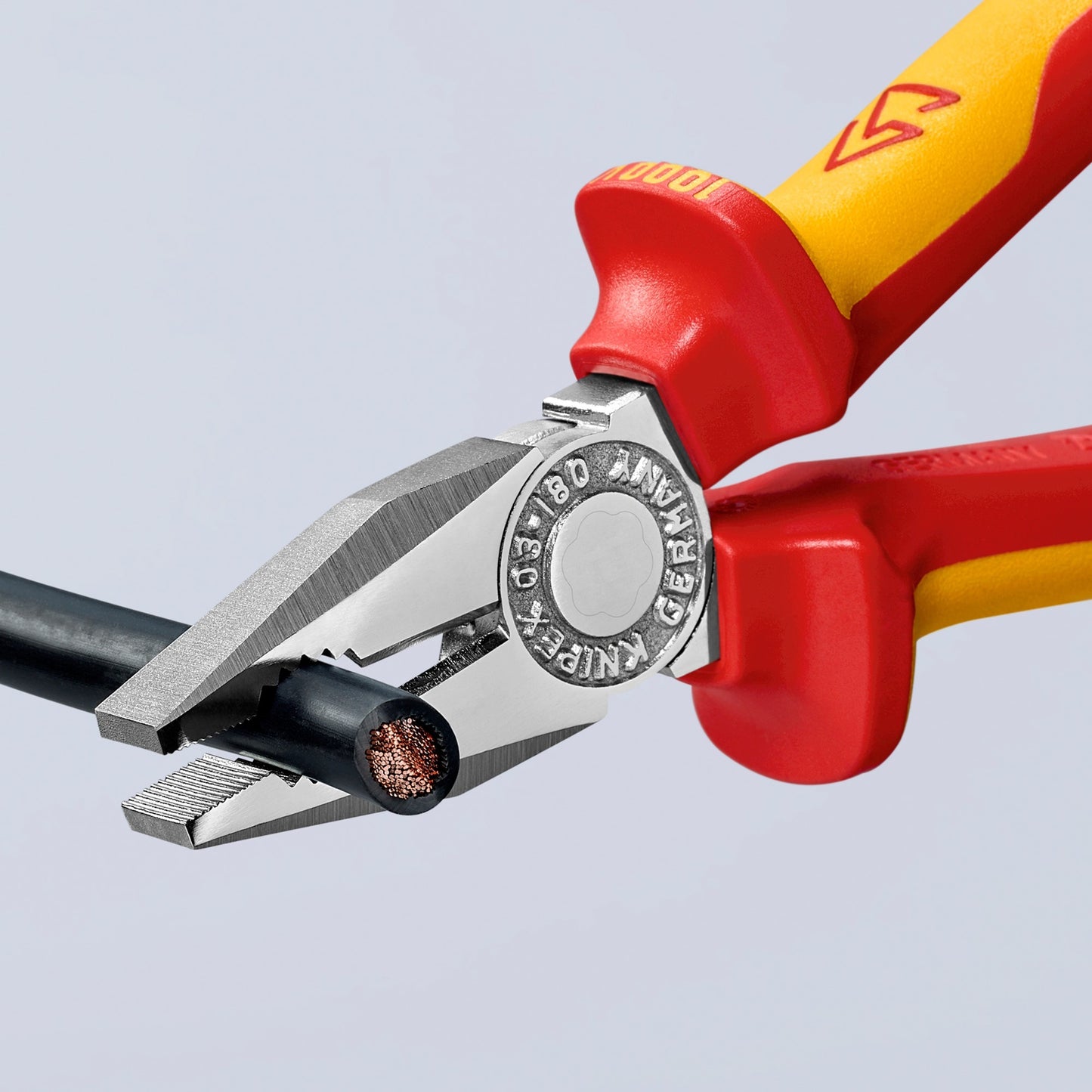 KNIPEX combitang 03 06 180 combinatietang (rood geel, vde-getest)