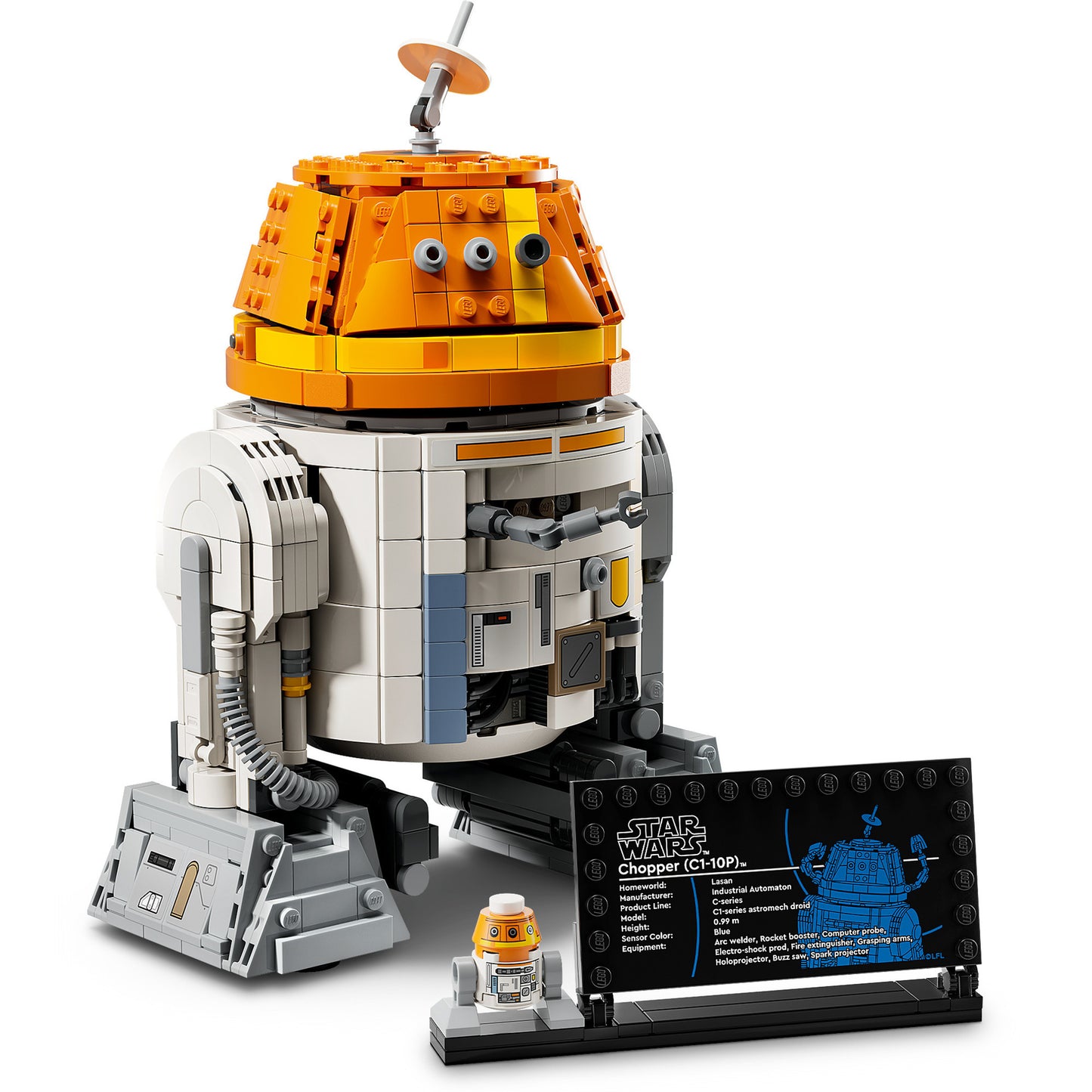 LEGO star wars 75416 chopper c1-10p astromech droid