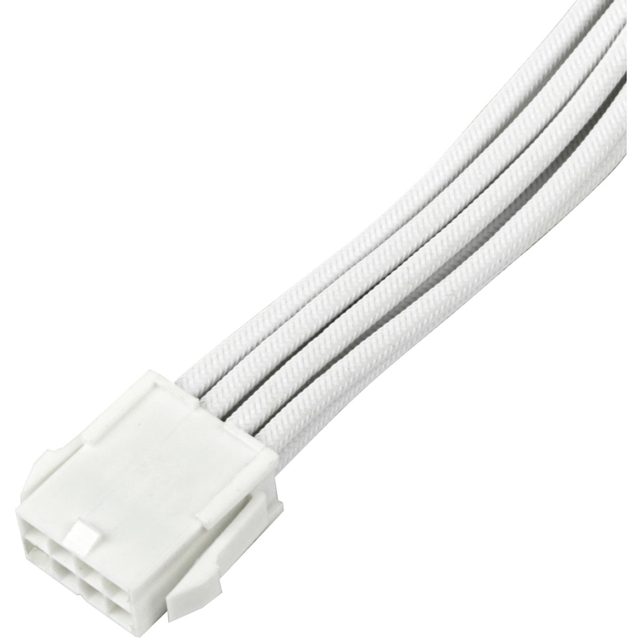 SilverStone sst-pp07e-eps8w-v2, eps 12v 8pin (4+4) verlengkabel (wit, 30 centimeter)