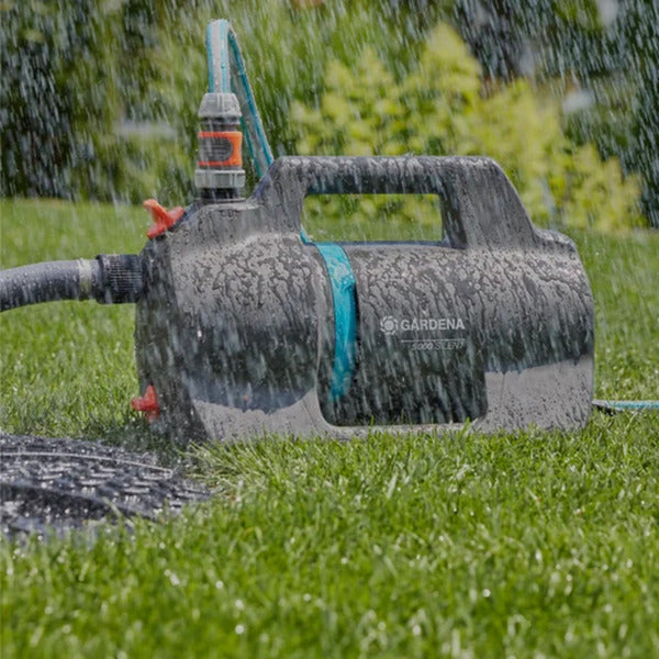 GARDENA besproeiingspomp 5000 silent (donkergrijs turquoise, 9080-20)