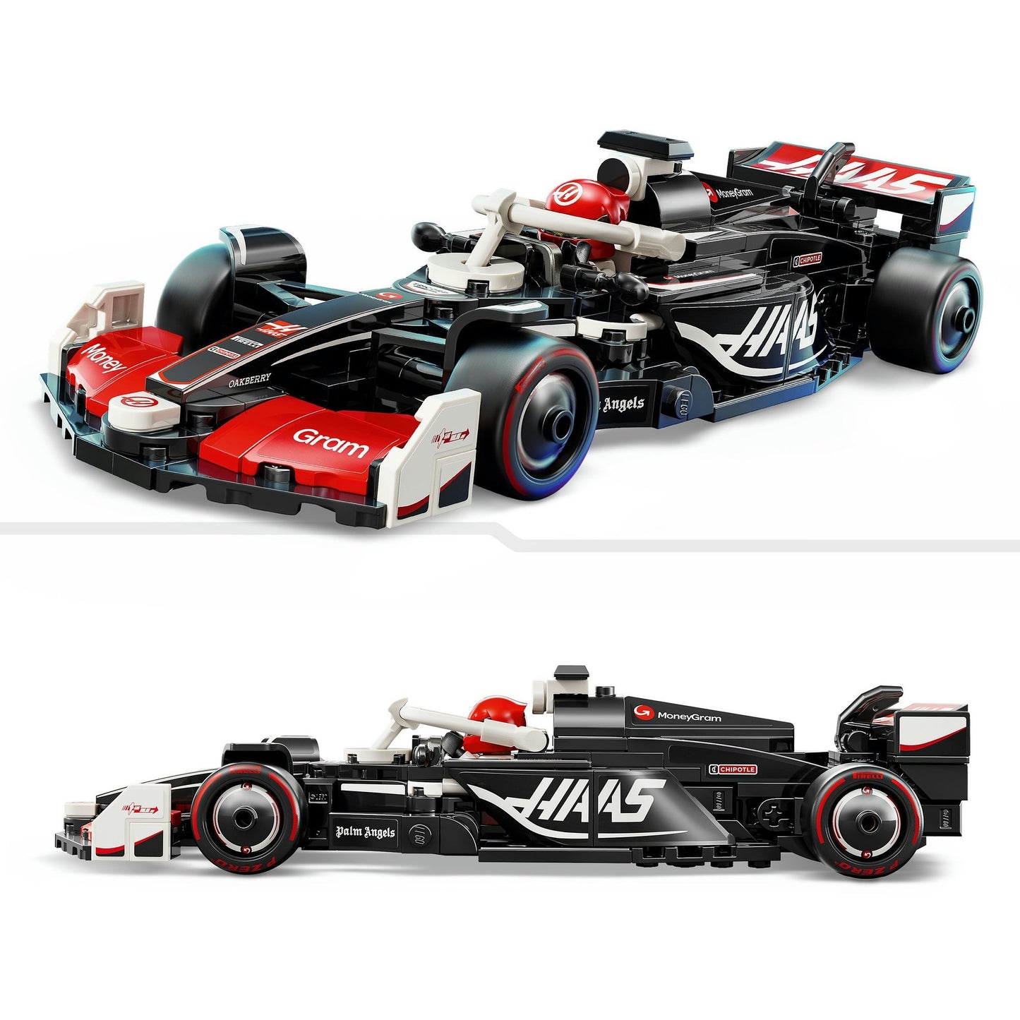 LEGO speed champions 77250 moneygram haas f1 team vf-24 racewagen