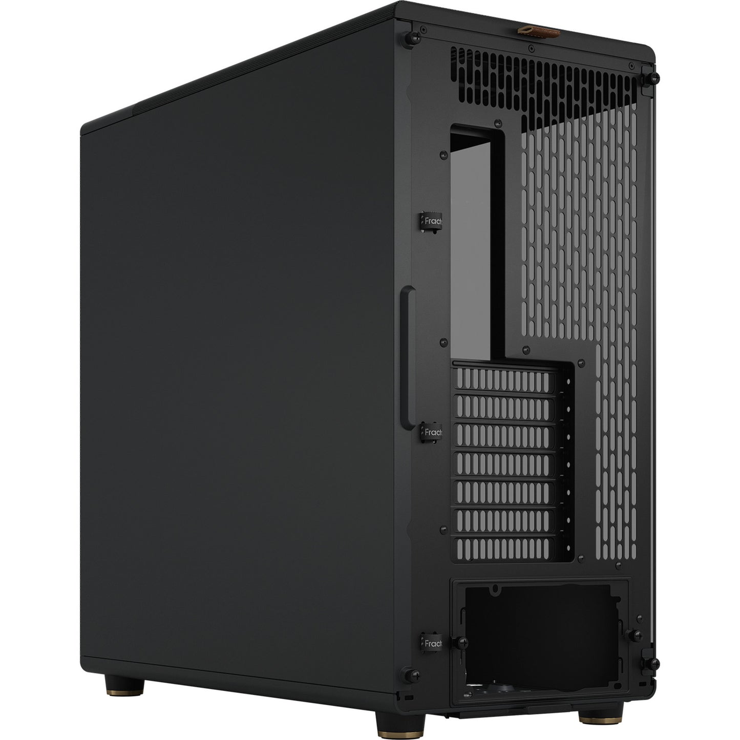 Fractal Design north xl rc charcoal black tg dark midi tower behuizing (zwart houtkleur | 2x usb-a | 1x usb-c | tempered glass)