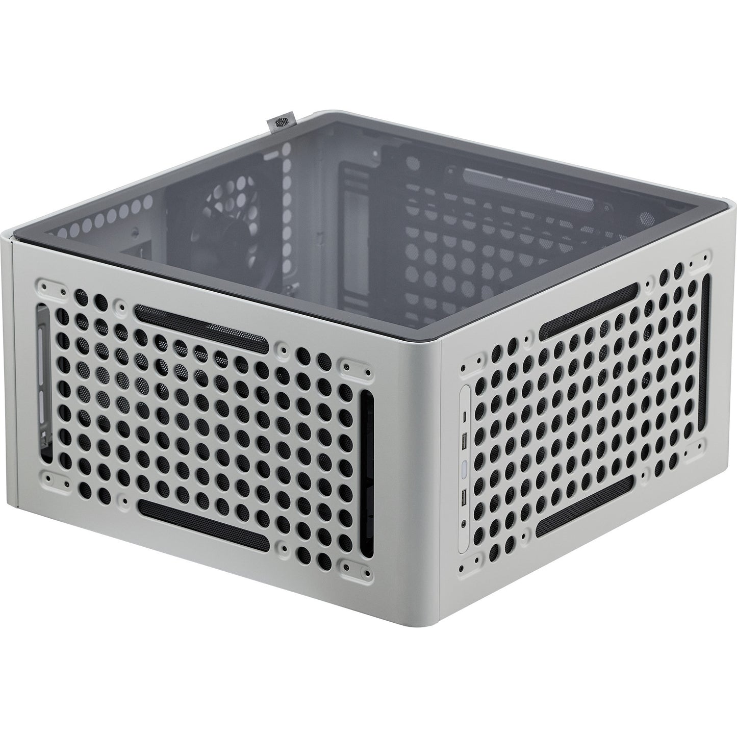 Cooler Master qube 540 moonstone midi tower behuizing (grijs | 2x usb-a | 1x usb-c | tempered glass)